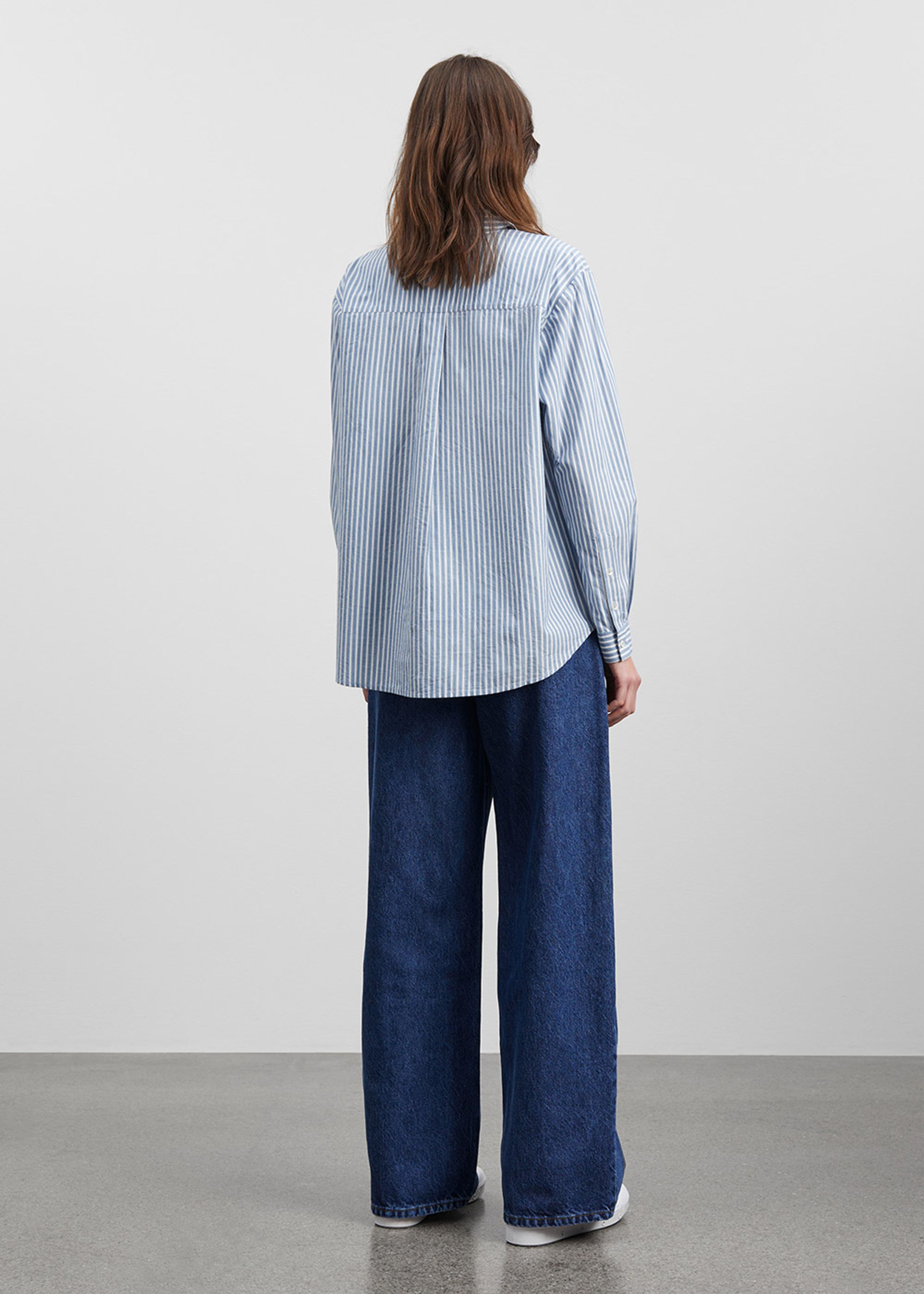 Skall Studio - Hemd - May - Blue Stripe