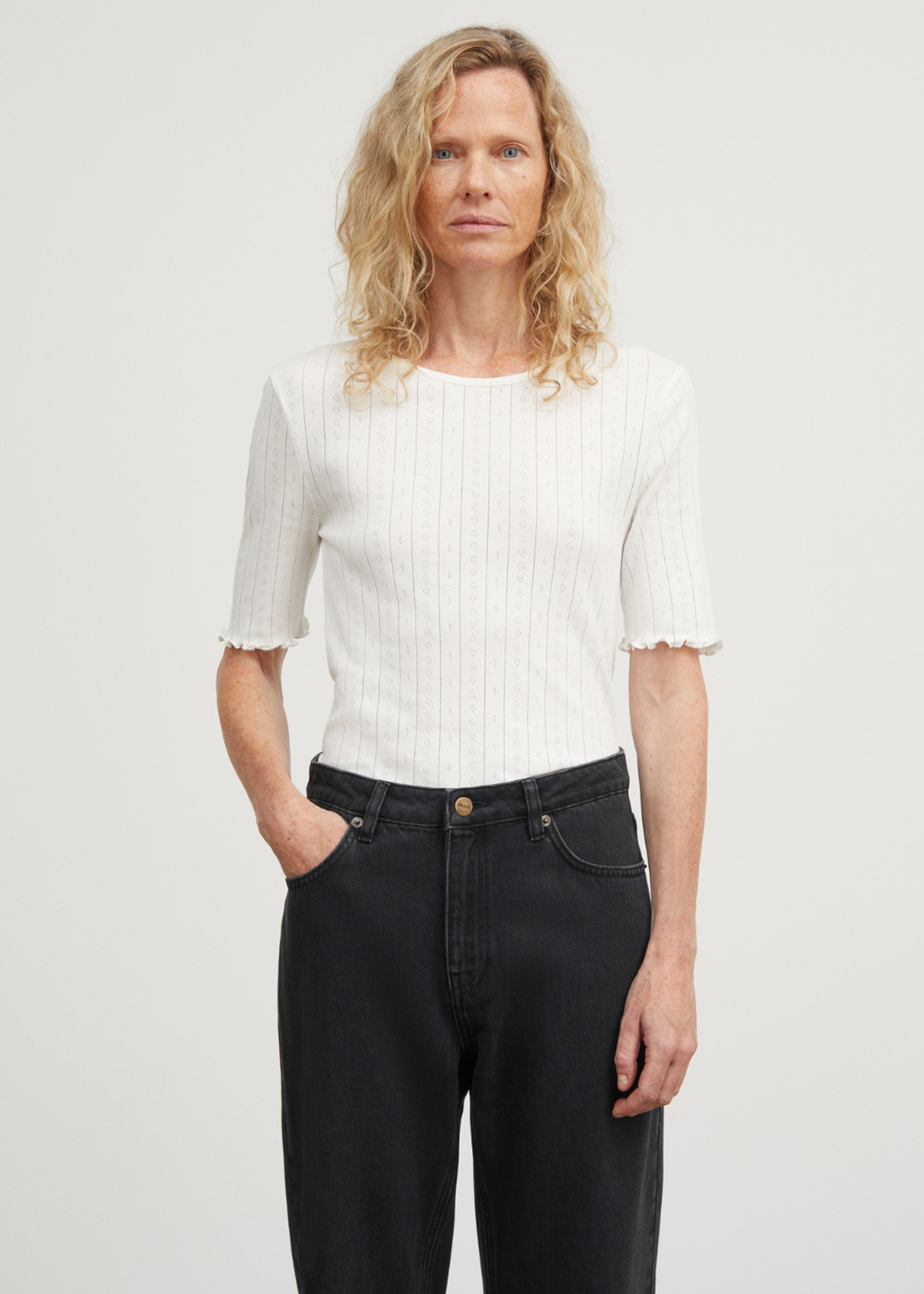 Skall Studio - T-Shirt - Edie Tee - Off White