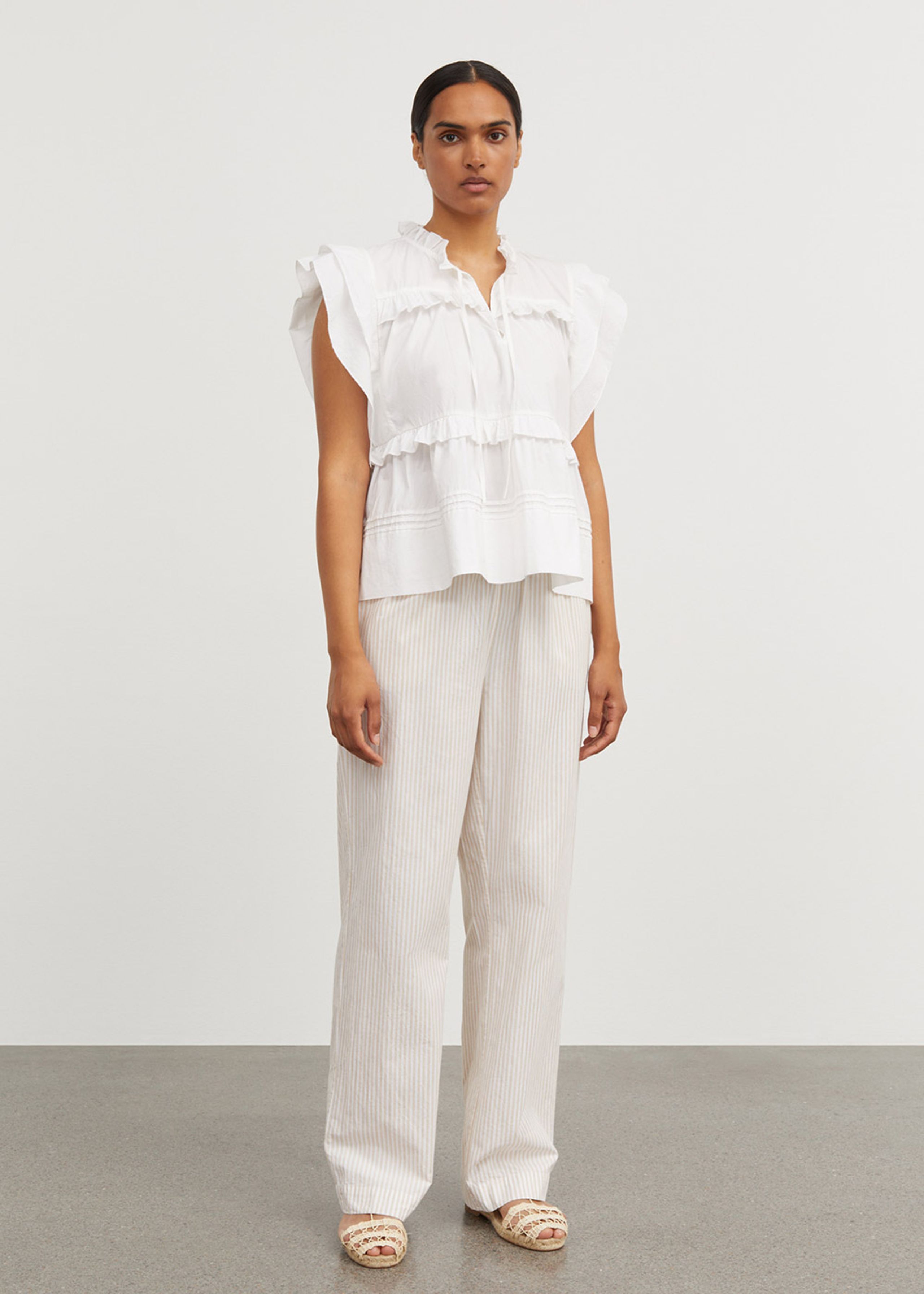 Skall Studio - Top - Gaya Top - Optic White