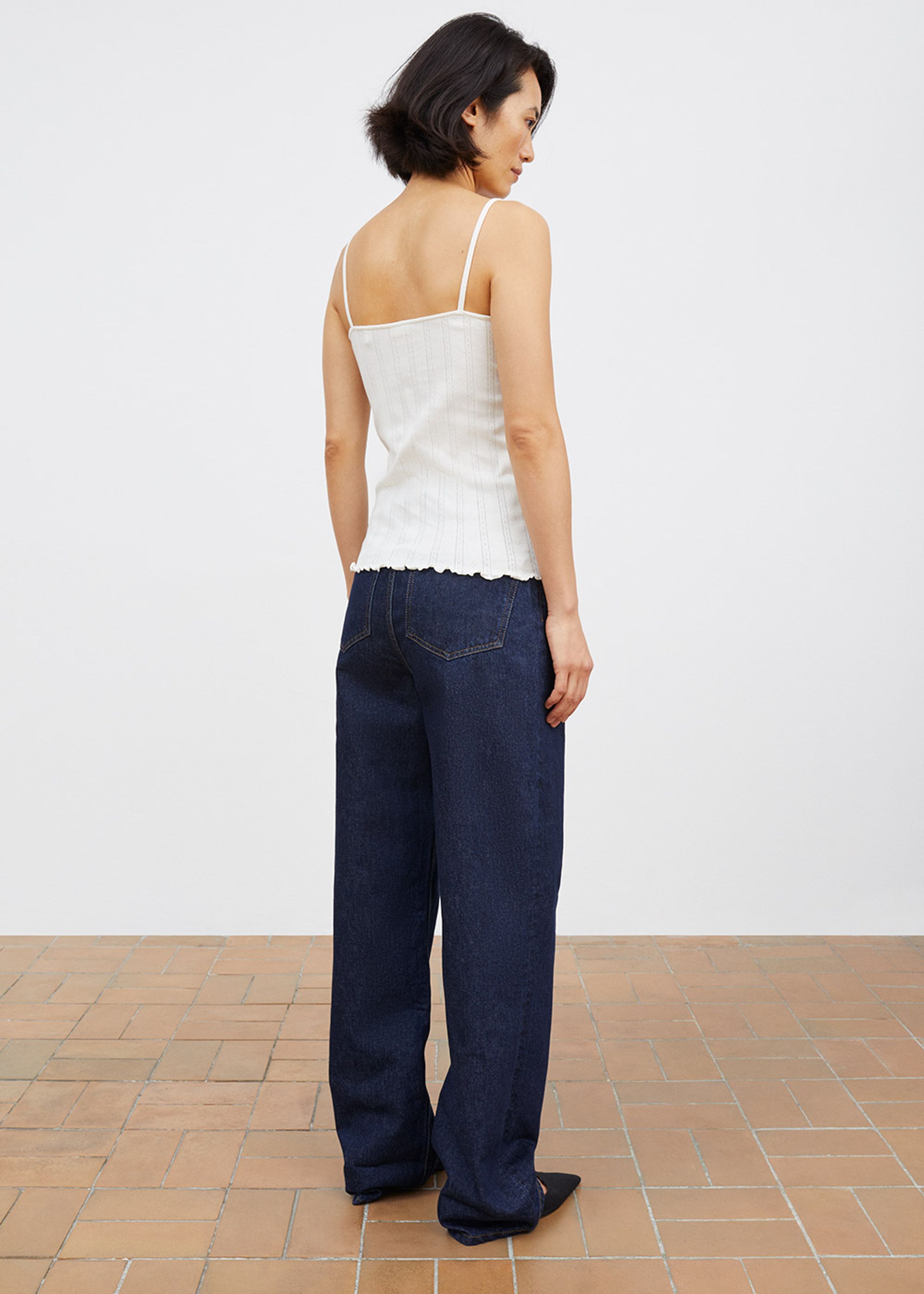 Skall Studio - Top - June Cami Top - Ecru