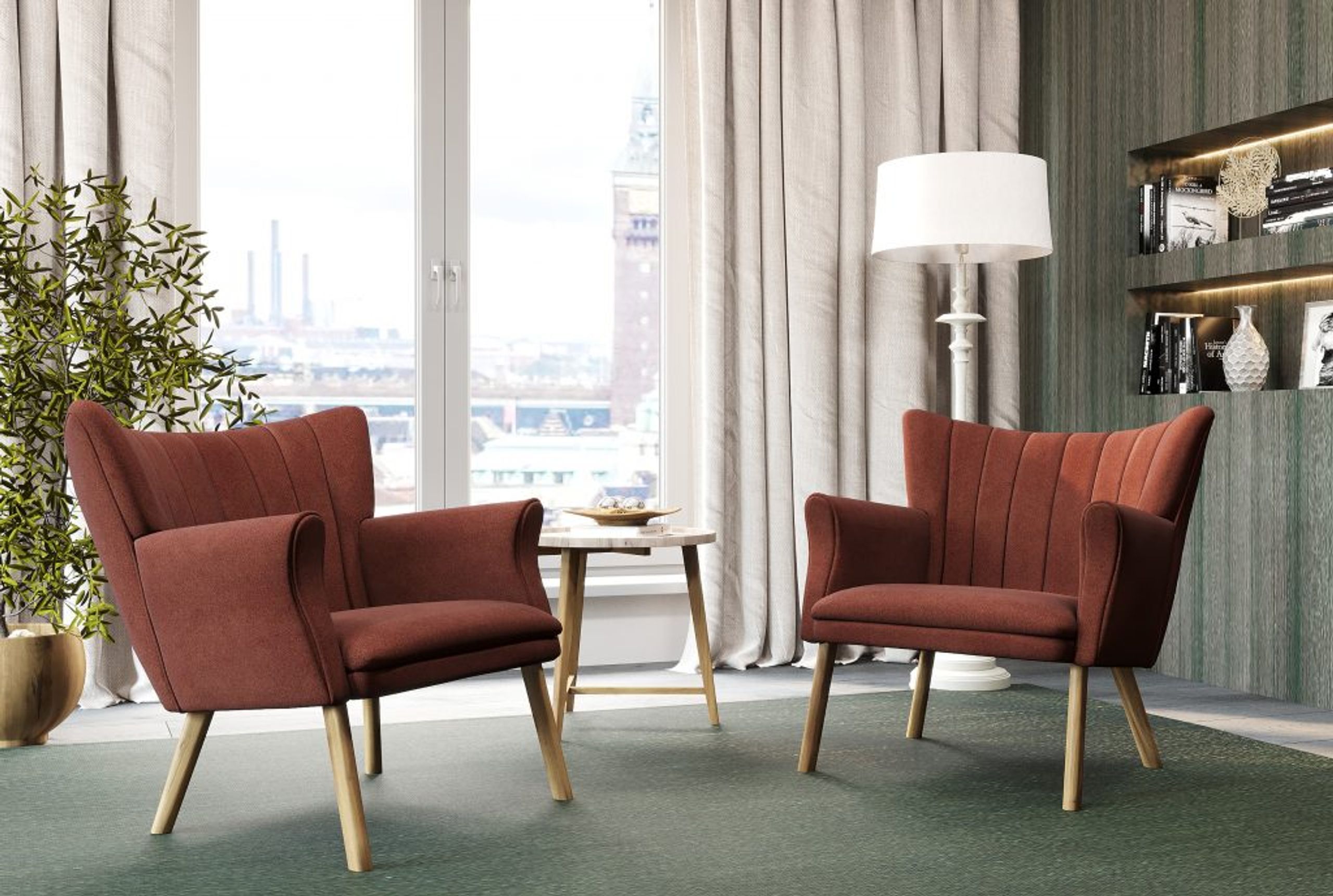 Skipper Furniture - Armchair - Teddy Chair / By Studio Skipper - Main Line Plus IF058 / Solid Oak