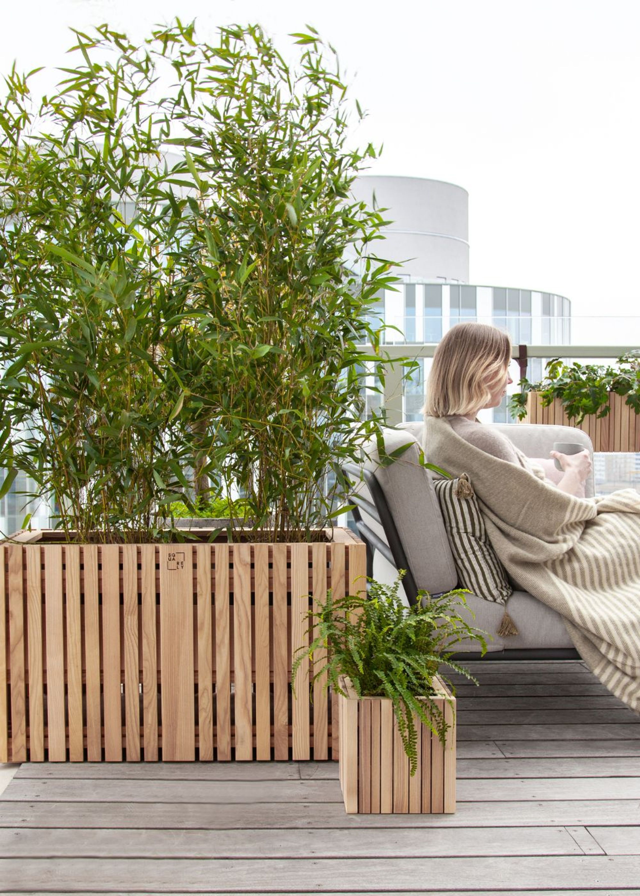 SQUARELY CPH - Plant Box - GrowLARGE - Natural Ash