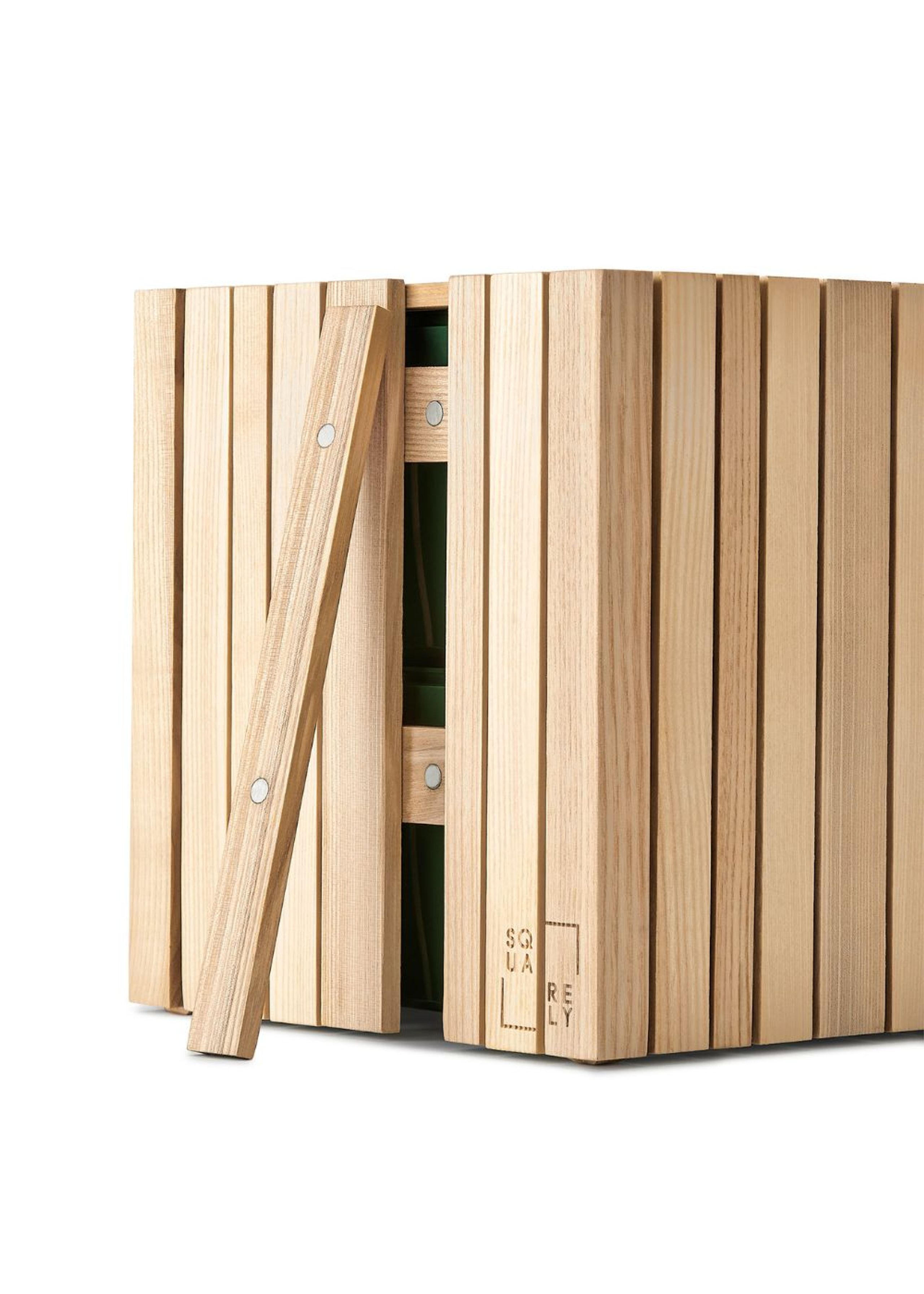 SQUARELY CPH - Boîte à plantes - GrowON - Natural Ash