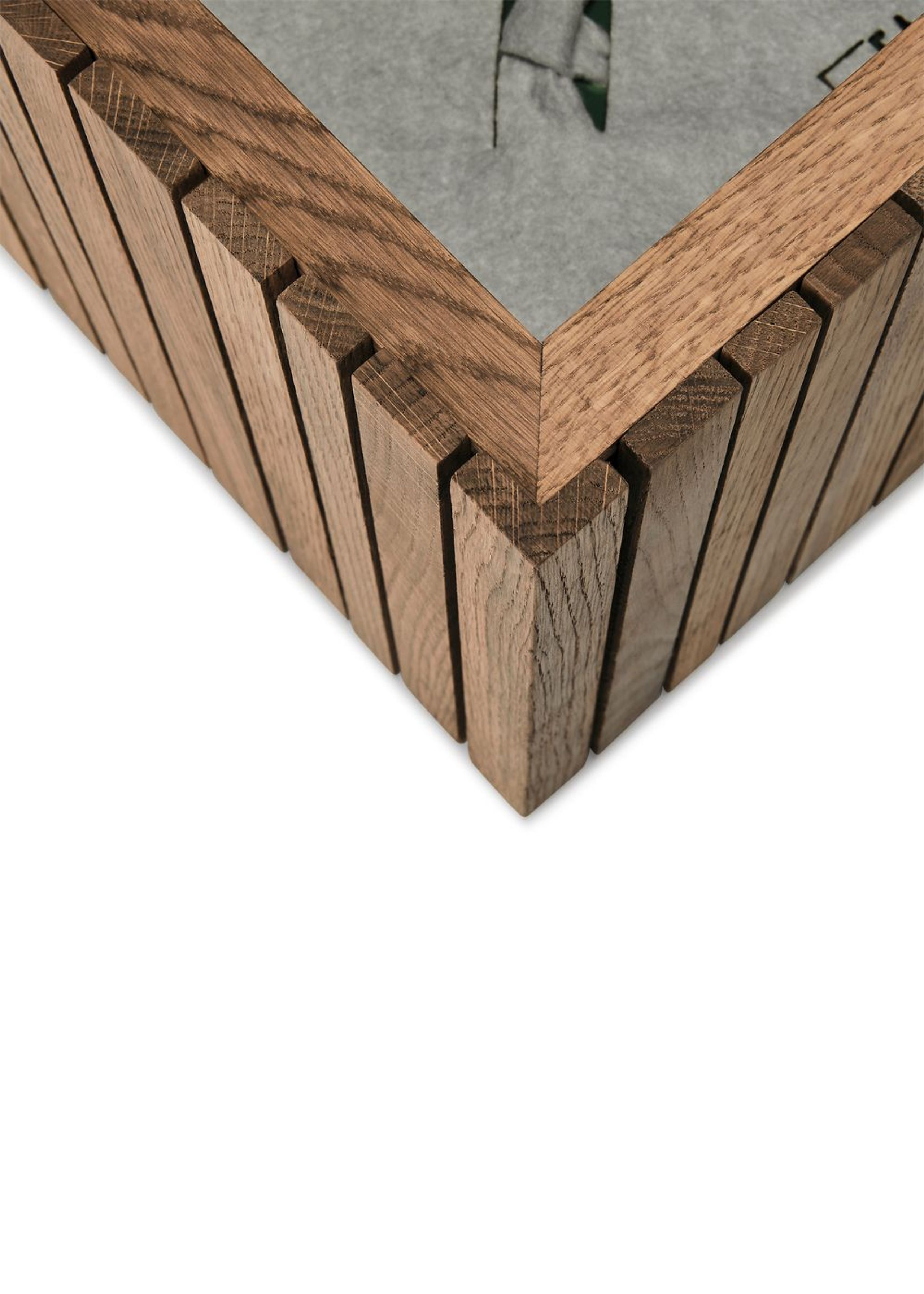 SQUARELY CPH - Caja para plantas - GrowON - Natural Oak (For indoor use only)