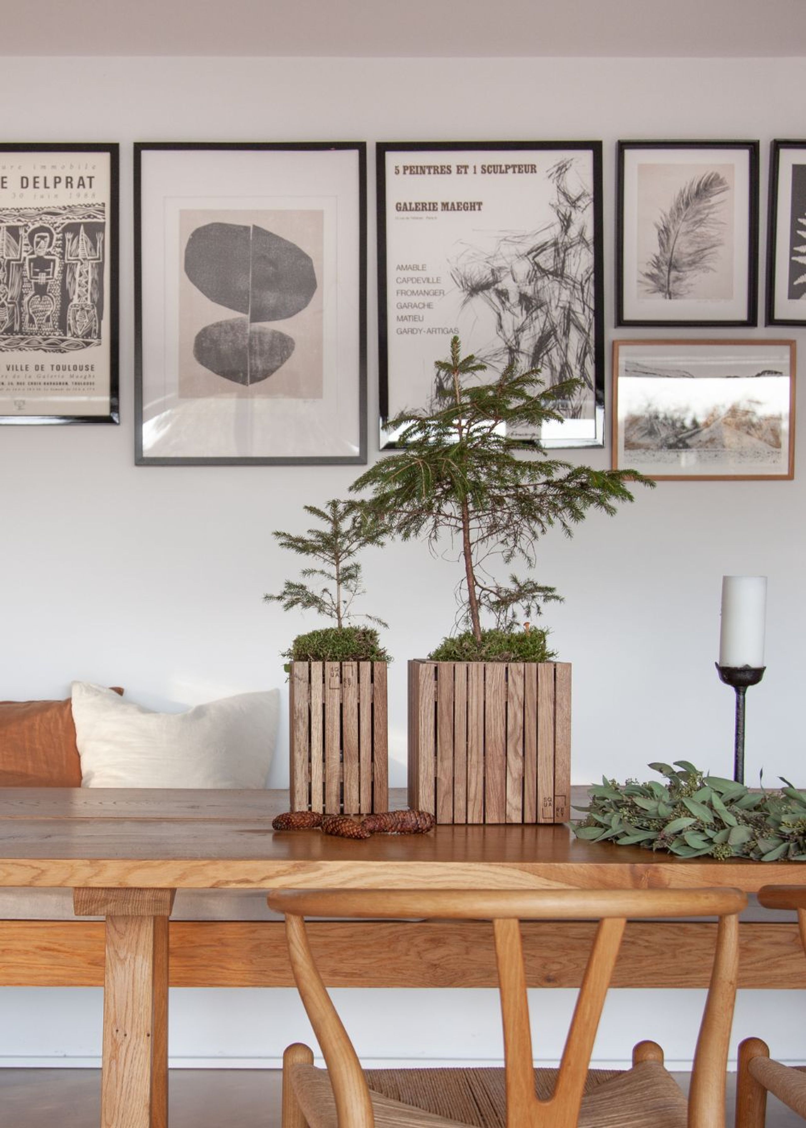 SQUARELY CPH - Caja para plantas - GrowON - Natural Oak (For indoor use only)