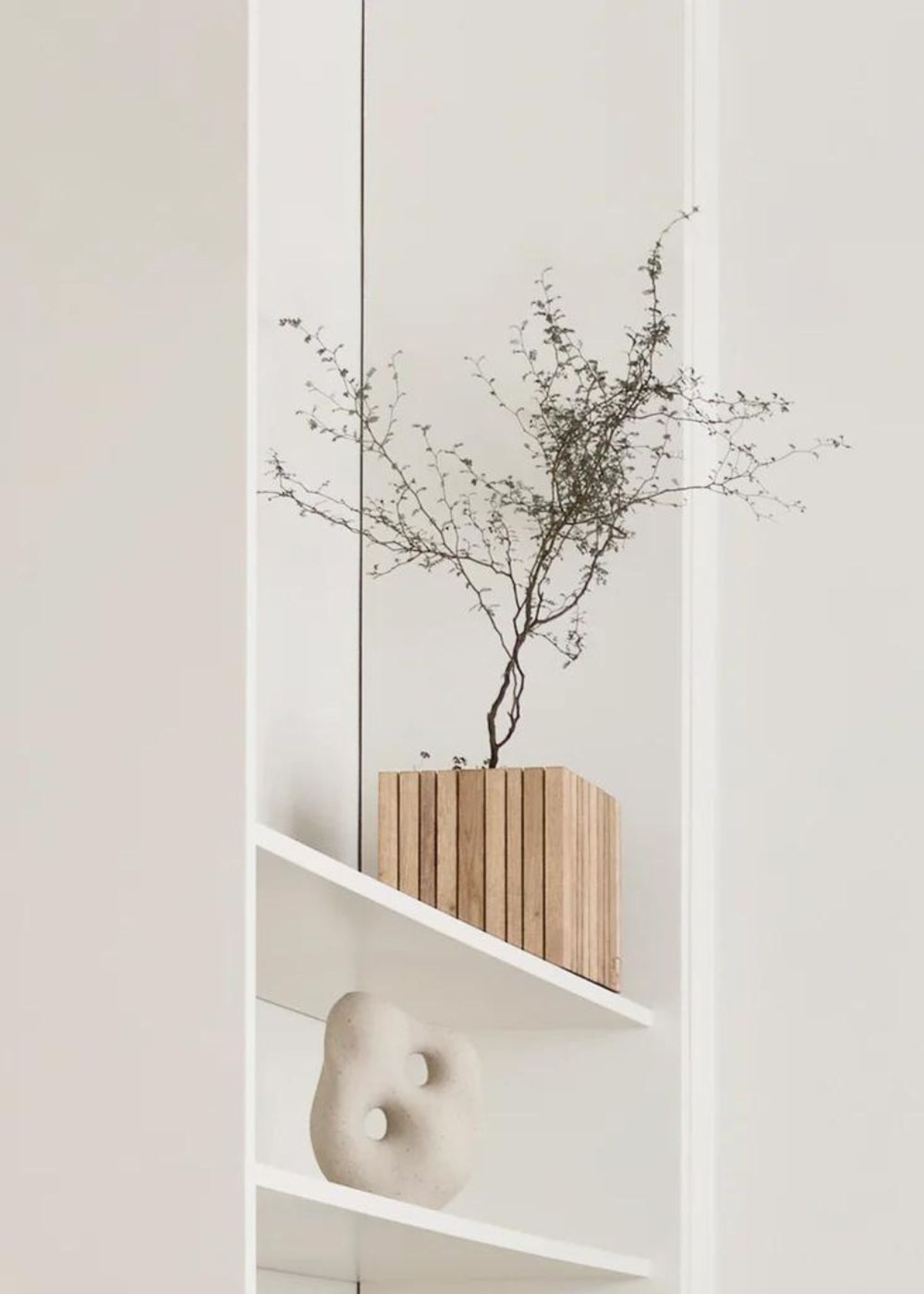 SQUARELY CPH - Caja para plantas - GrowON - Natural Oak (For indoor use only)