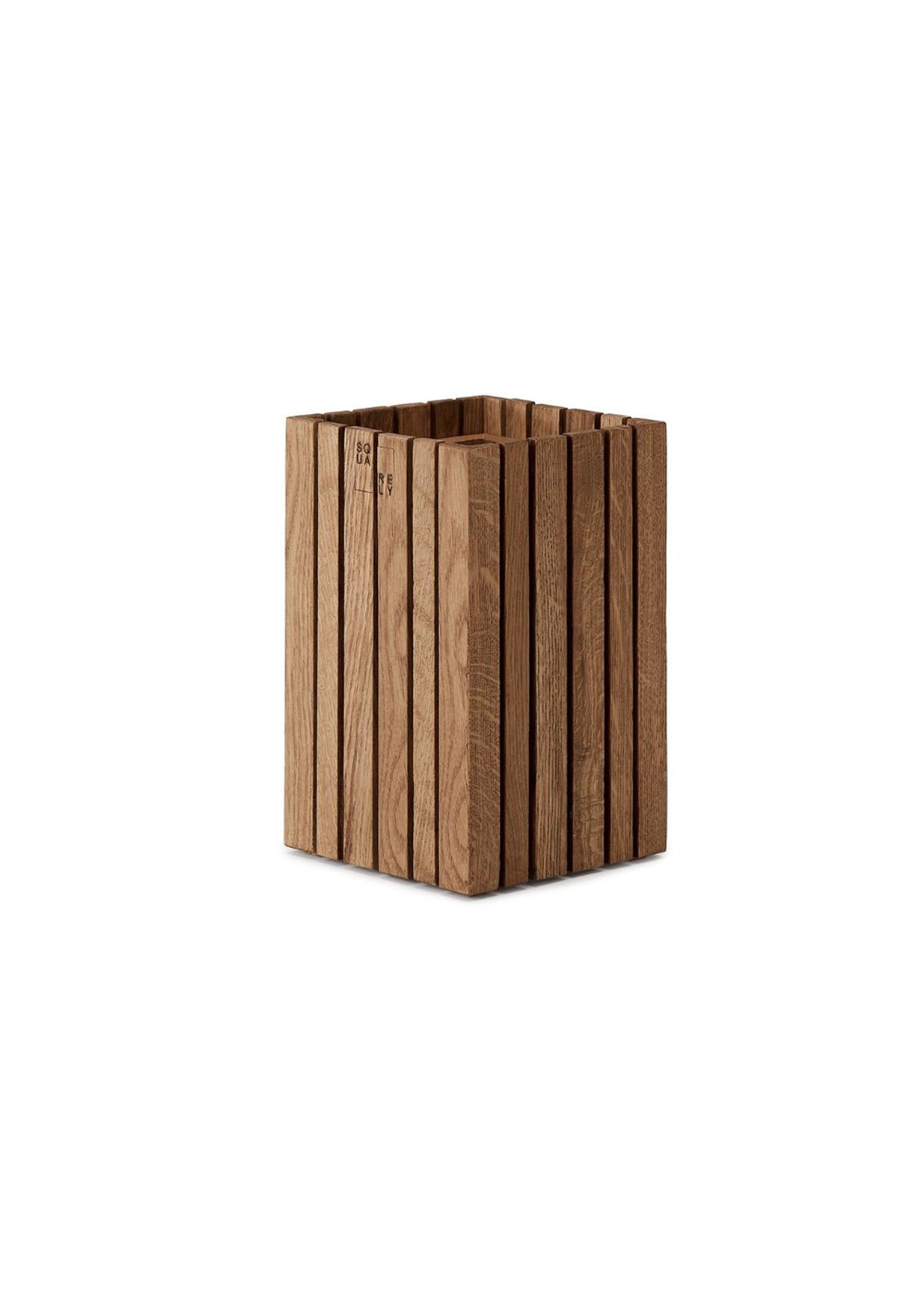 SQUARELY CPH - Pflanzkübel - GrowSMALL Wall - Dark Oak