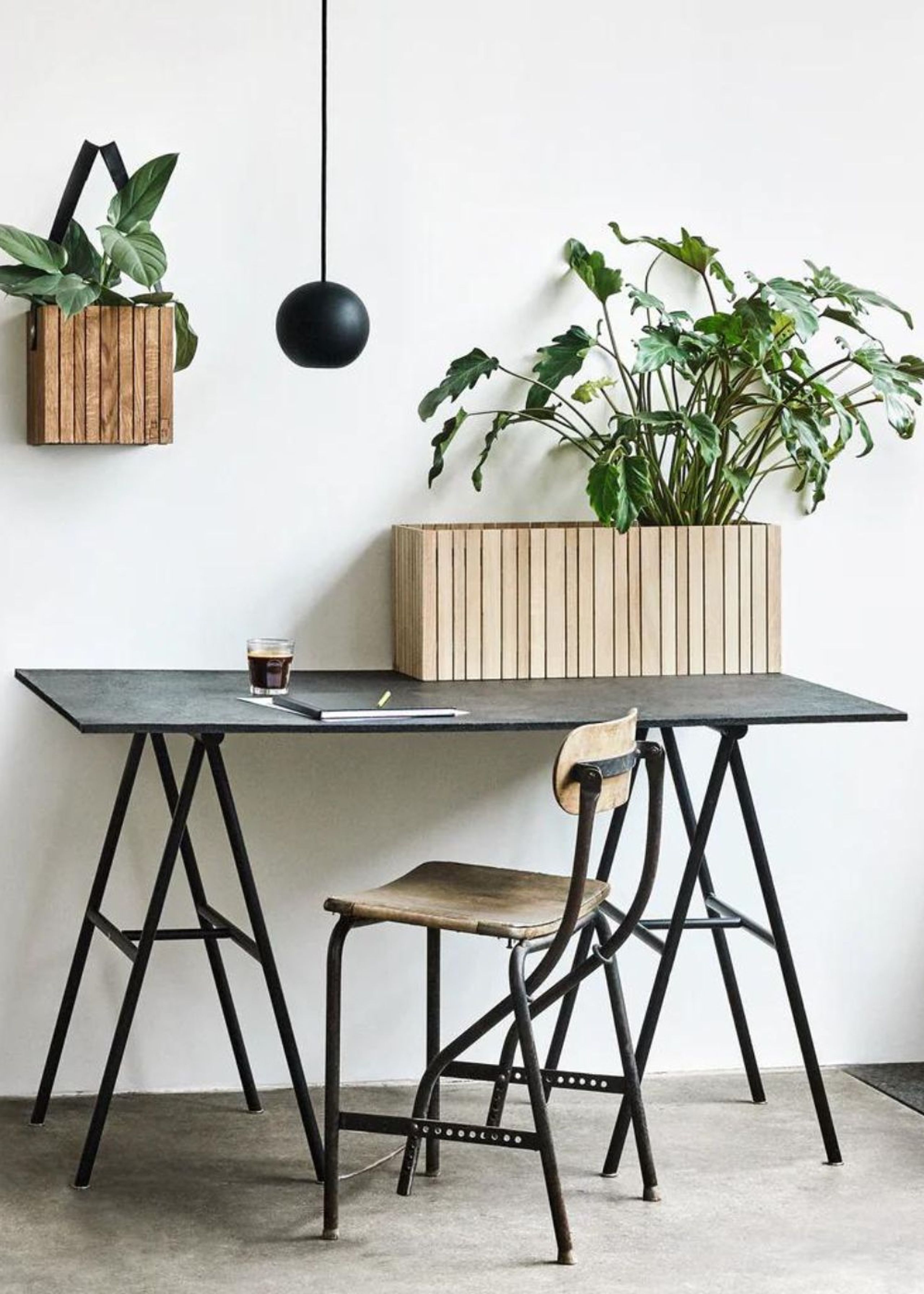 SQUARELY CPH - Box na rostliny - GrowWIDE - Natural Ash