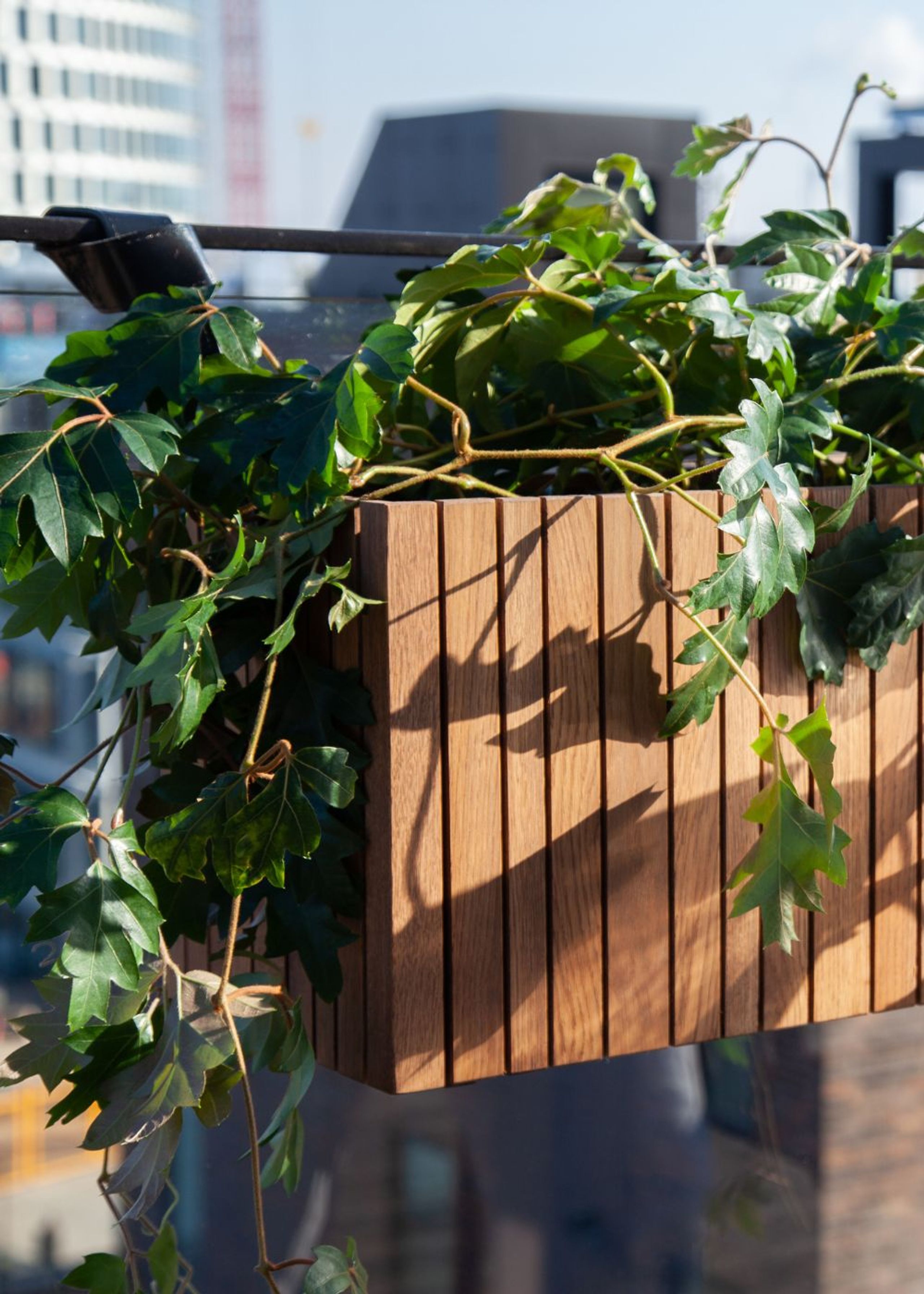 SQUARELY CPH - Plant Box - HoldON Leather - Black - Long