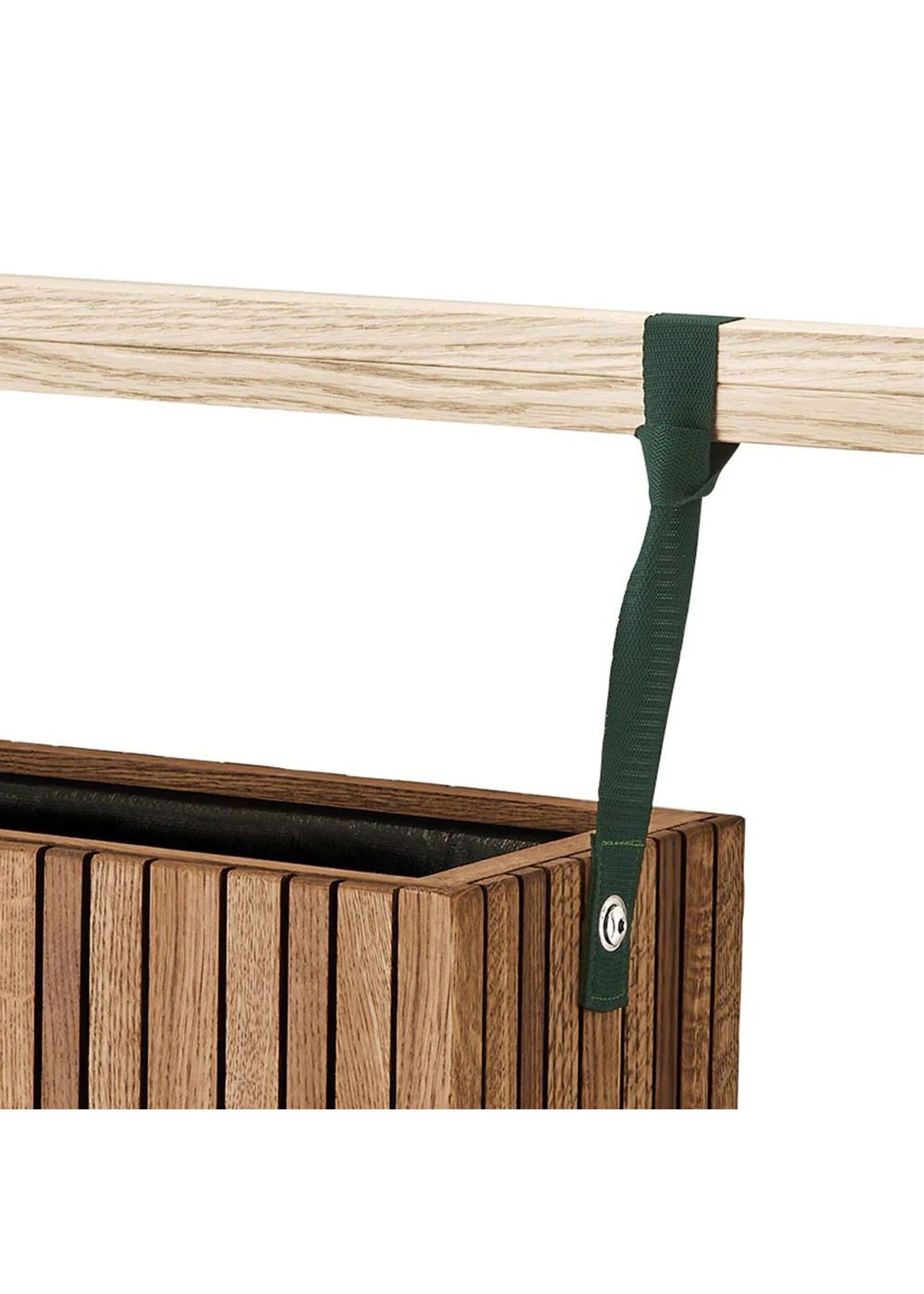 SQUARELY CPH - Plant Box - HoldON Textile - Dark Green - Long