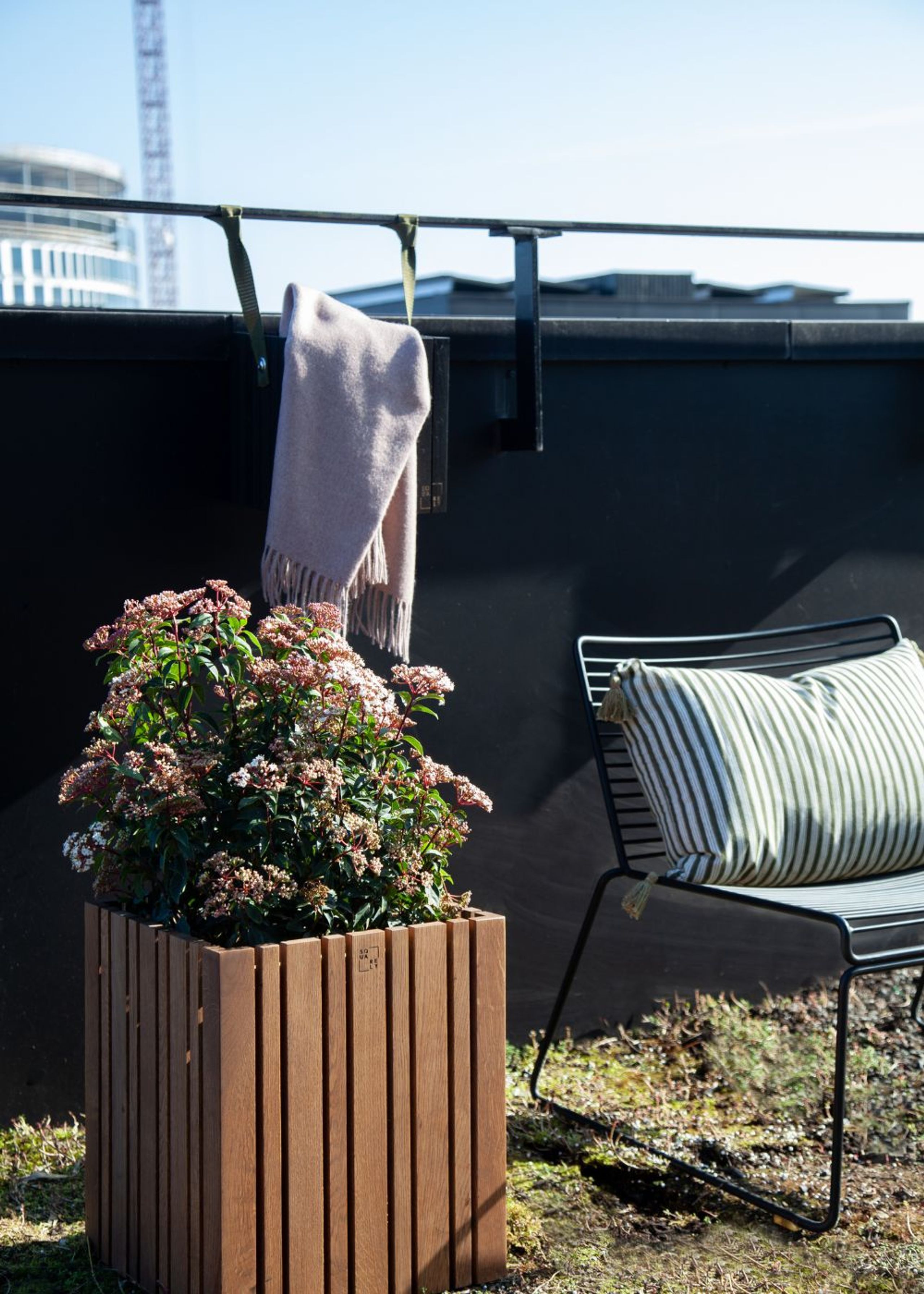 SQUARELY CPH - Plant Box - HoldON Textile - Dark Green - Long