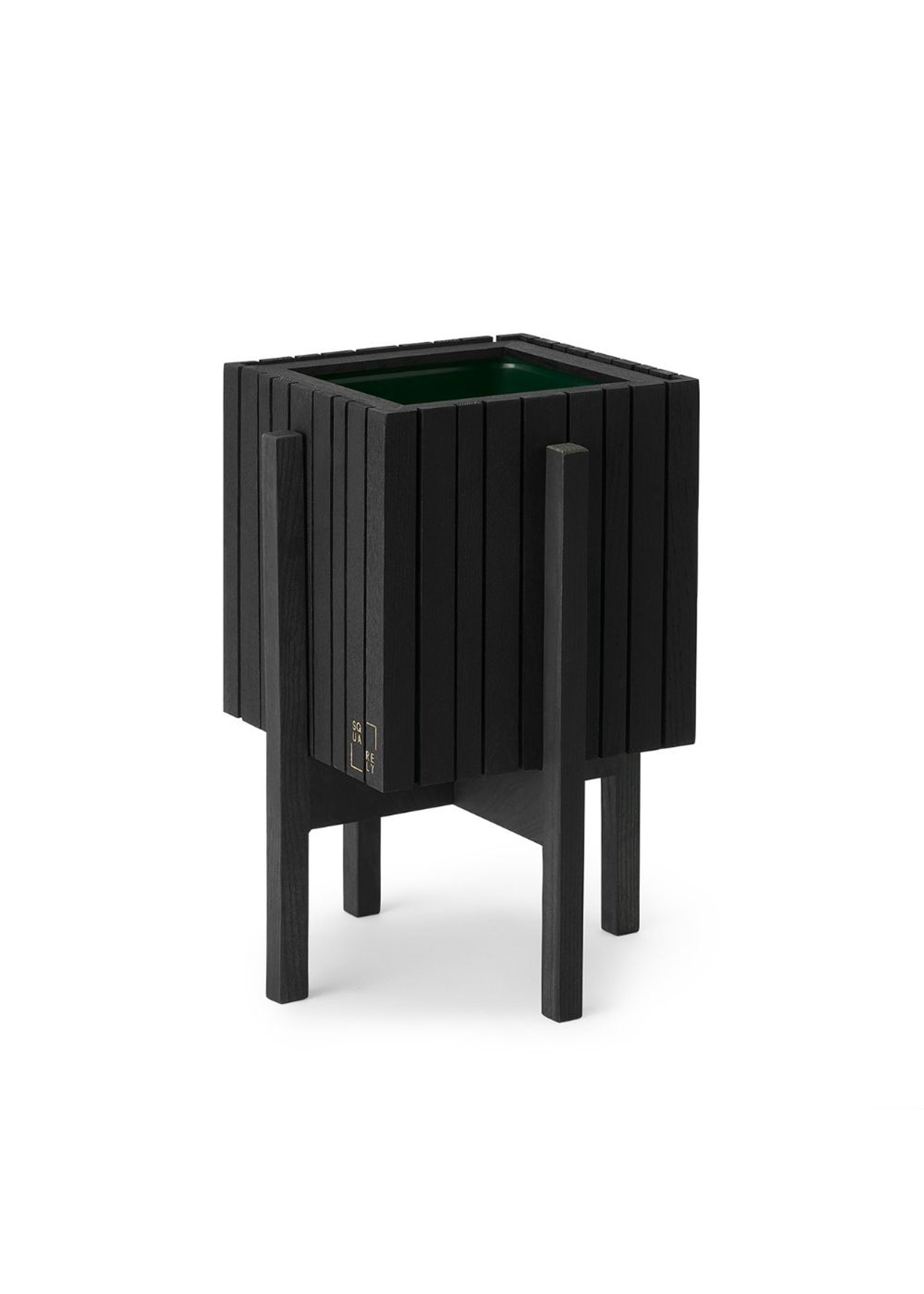 SQUARELY CPH - Box na rostliny - StandON - Black Ash