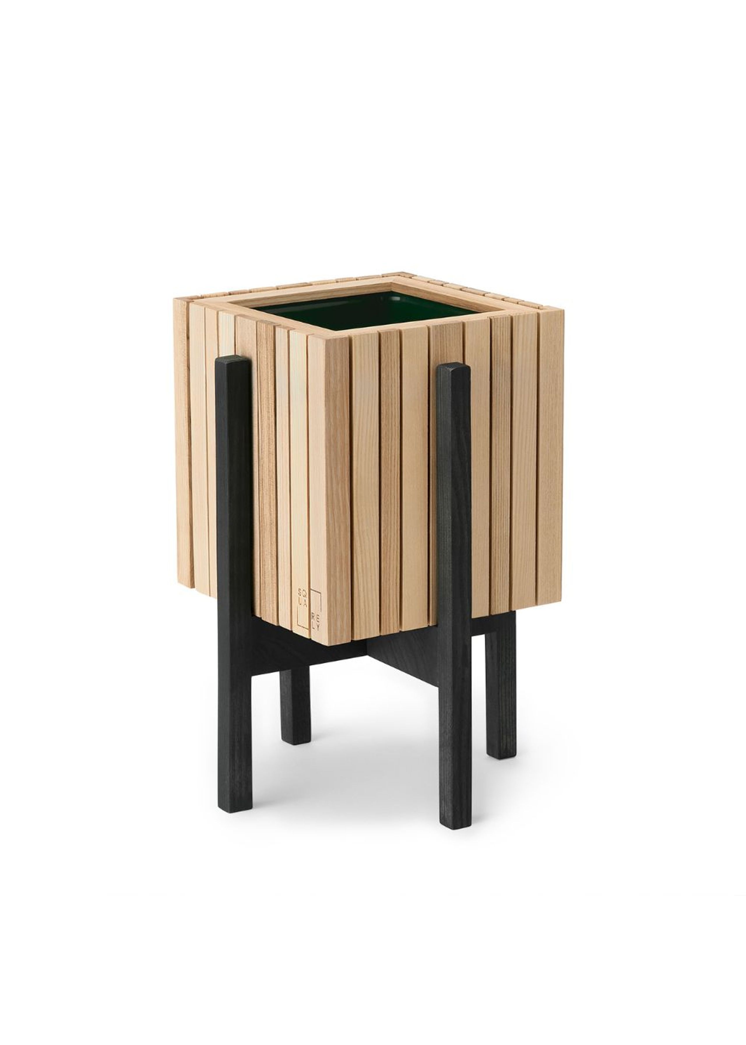 SQUARELY CPH - Box na rostliny - StandON - Black Ash