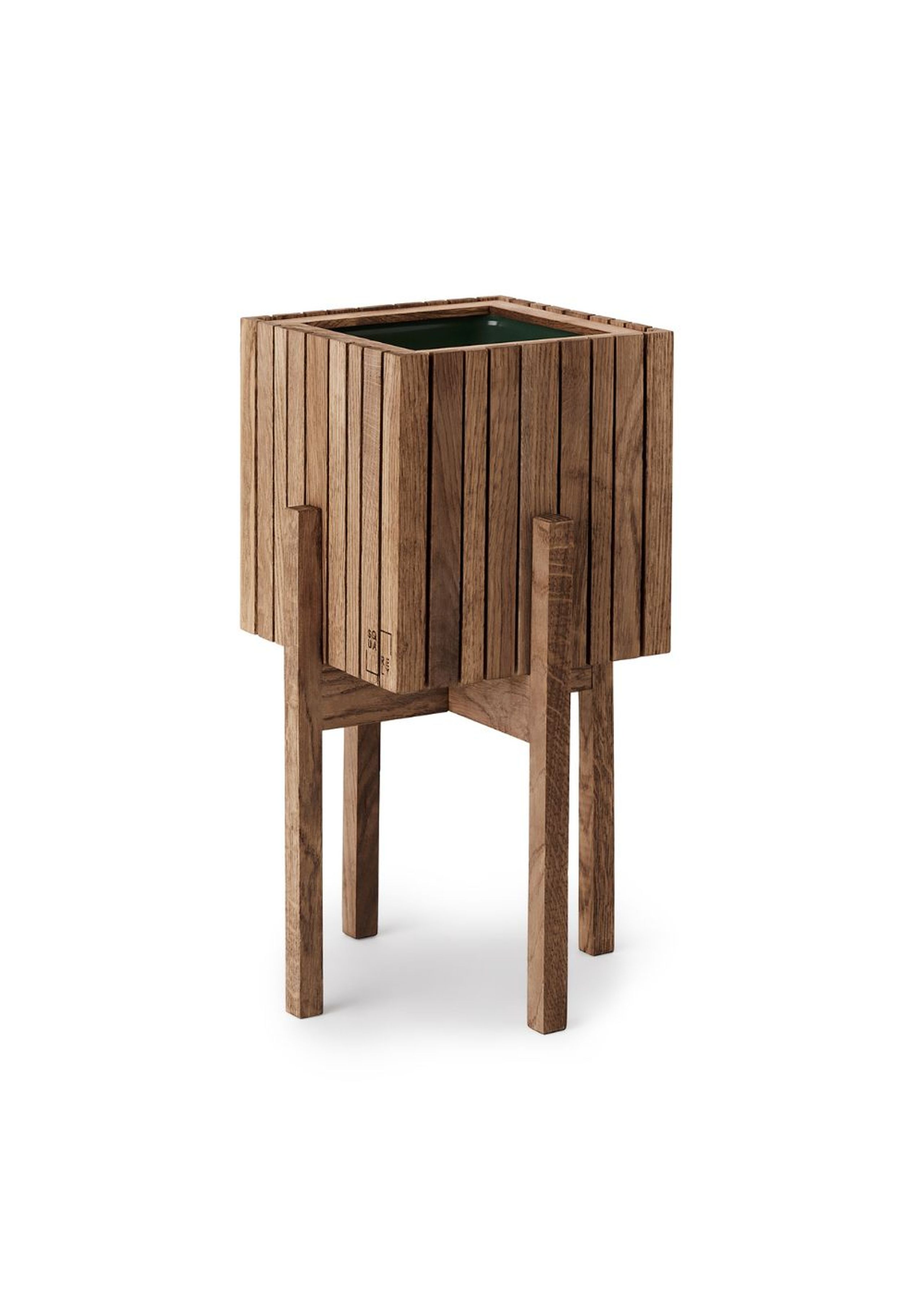 SQUARELY CPH - Box na rostliny - StandON - Black Ash