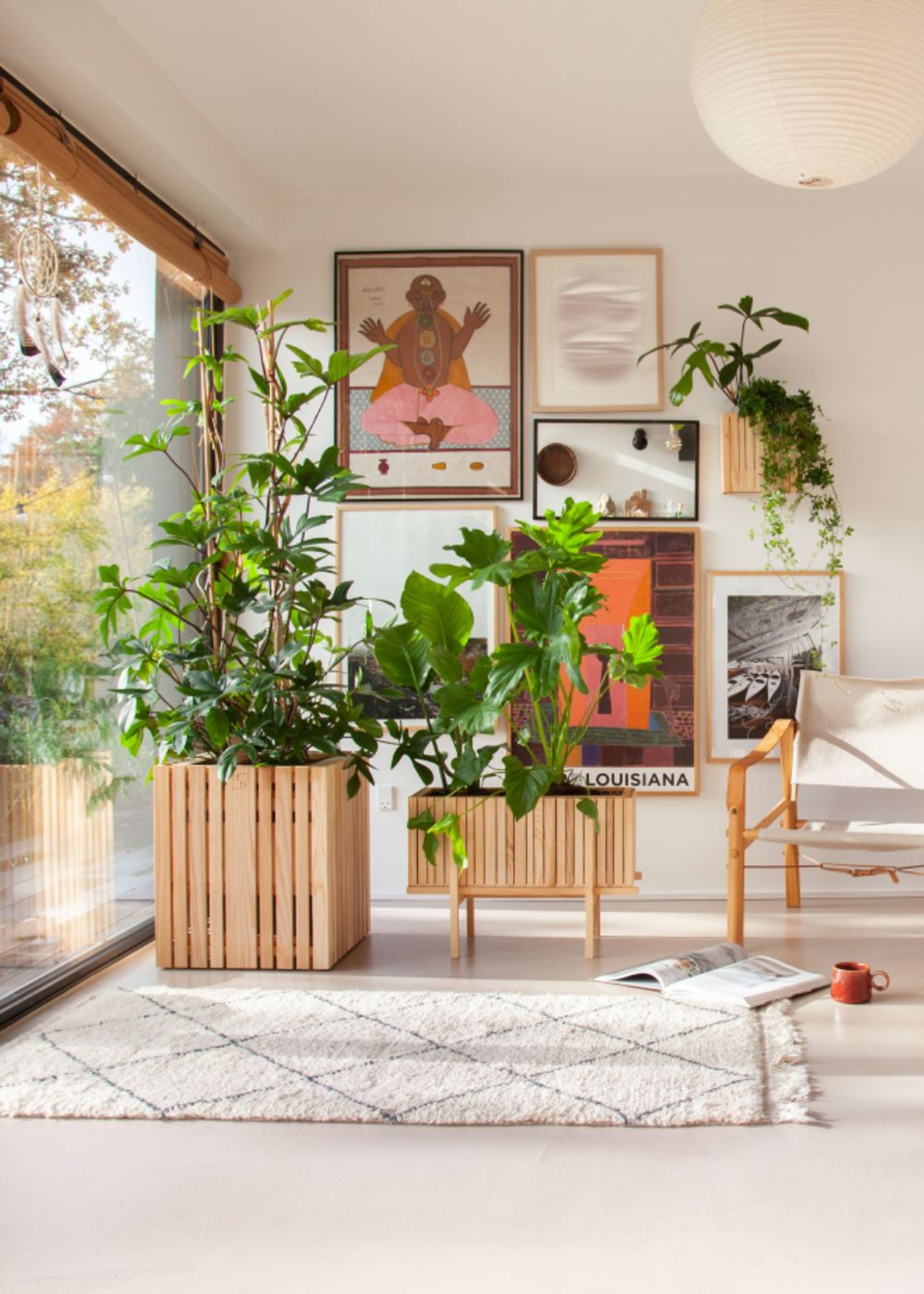 SQUARELY CPH - Box na rostliny - StandWIDE - Natural Ash