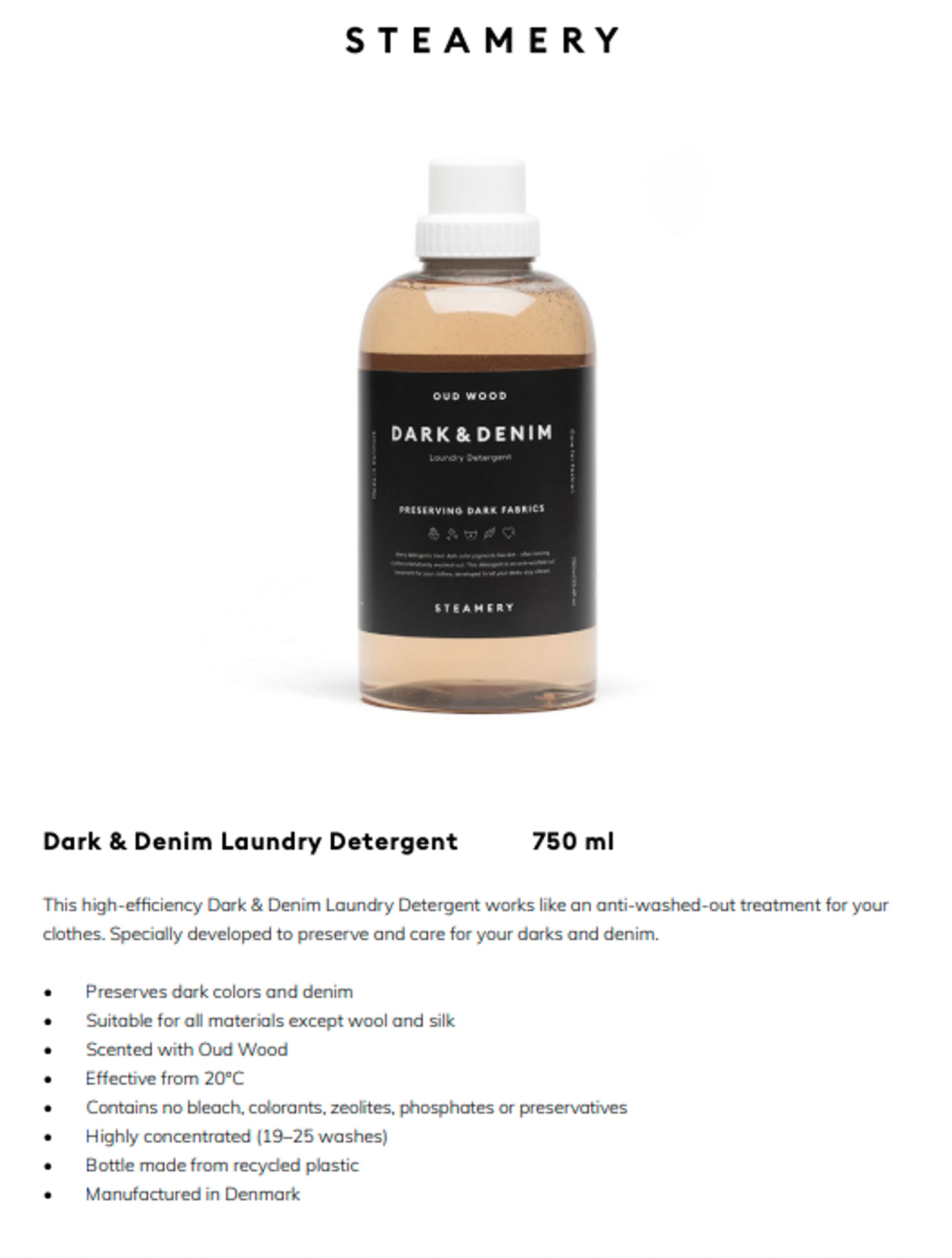 STEAMERY - Vaskemiddel - Vaskemiddel - Dark & Denim