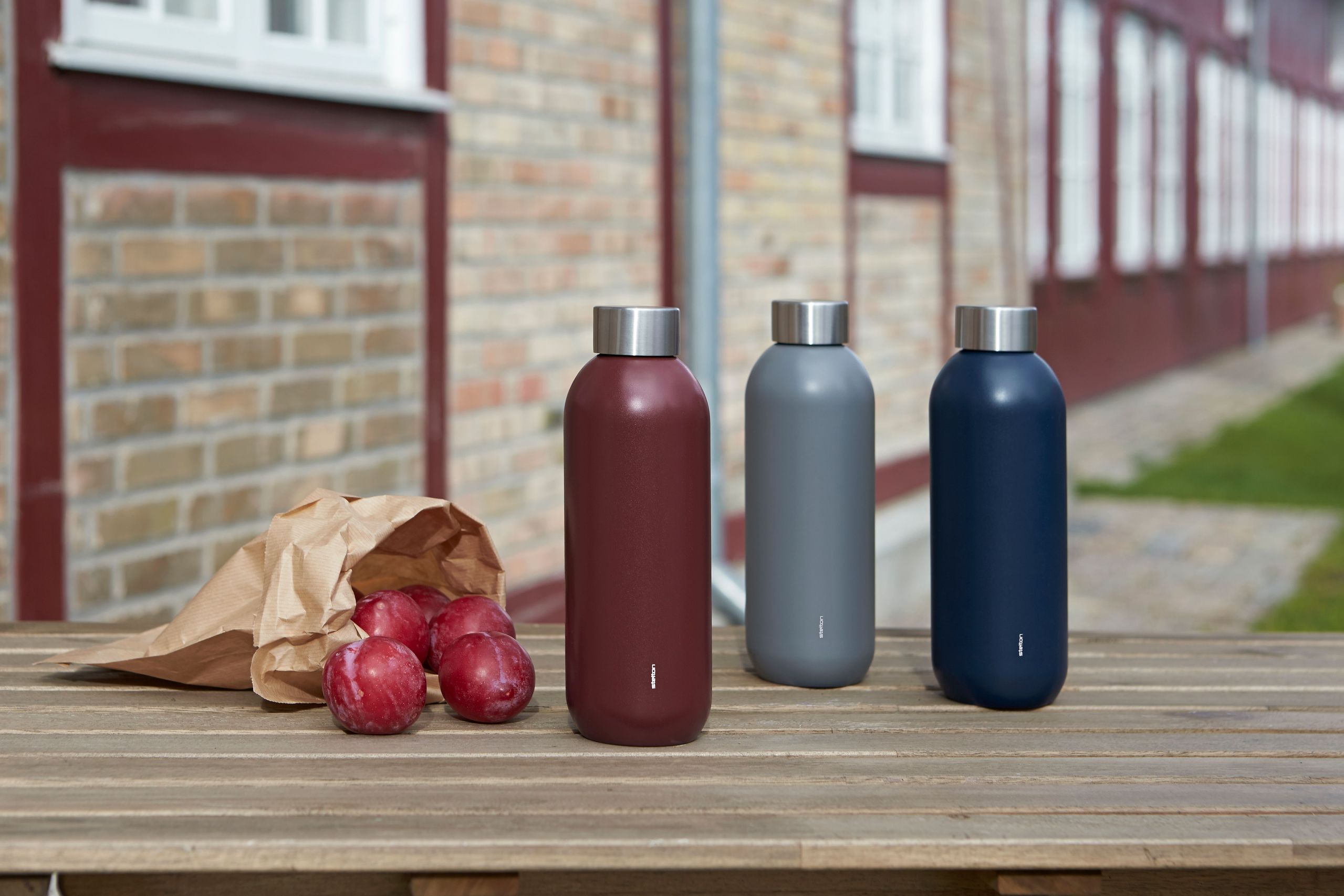 Stelton - Water bottle - Keep Cool Vacuum Insulated Bottle - Light Grey