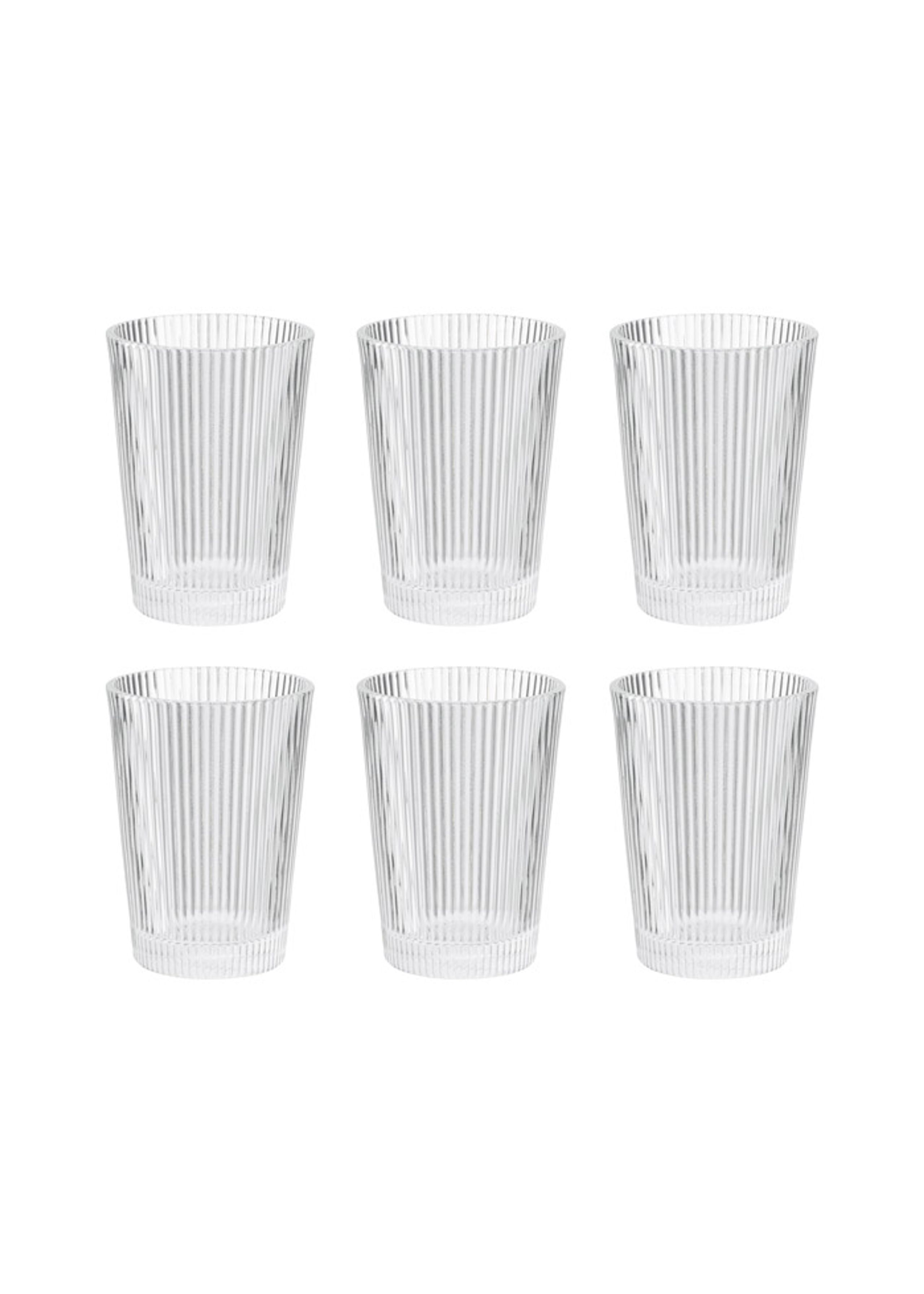 Stelton - Glass - Pilastro drinking glass - Clear / 0,24 l - 6 pcs