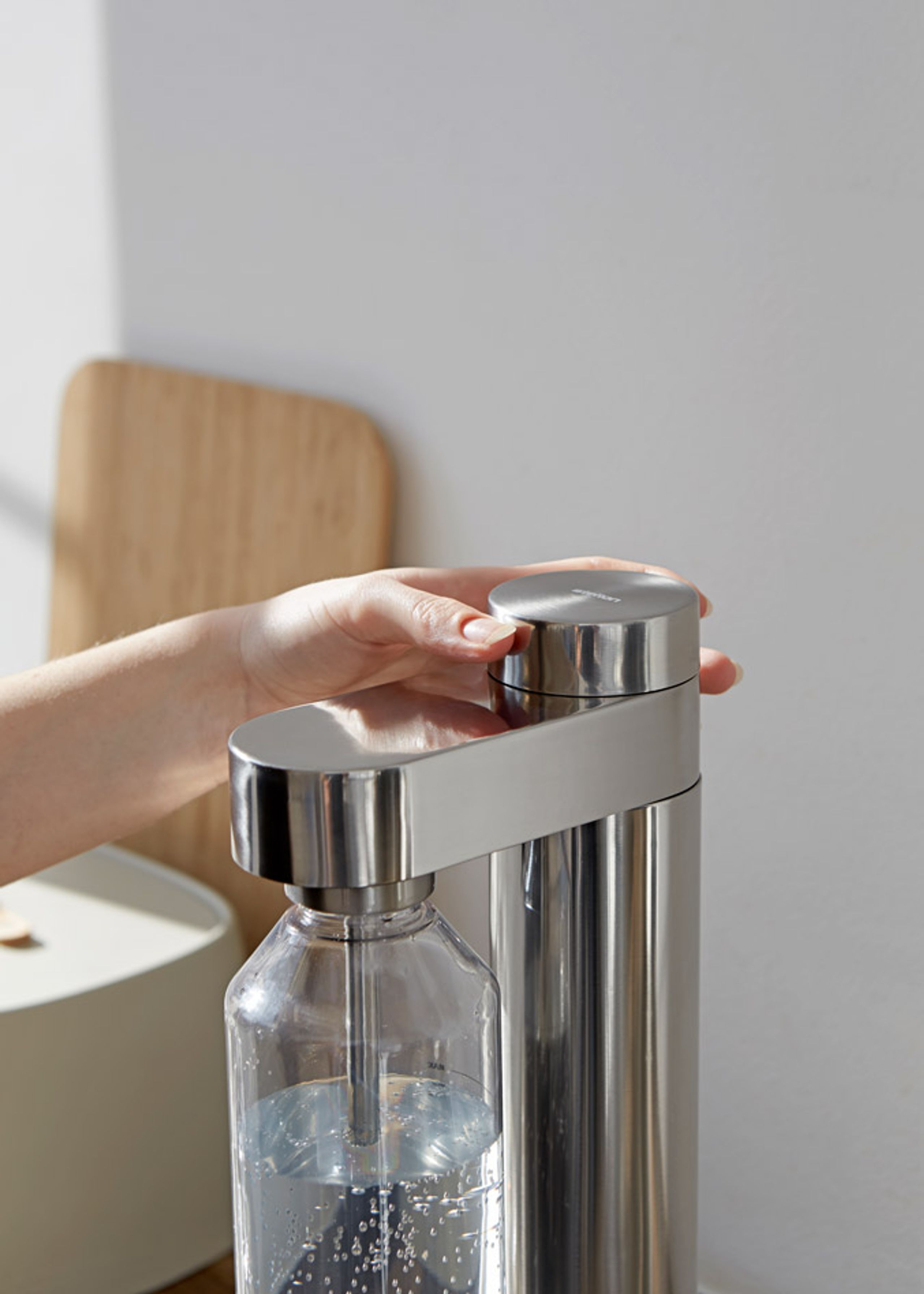 Stelton - Carbonic acid machine - Brus carbonator - Steel