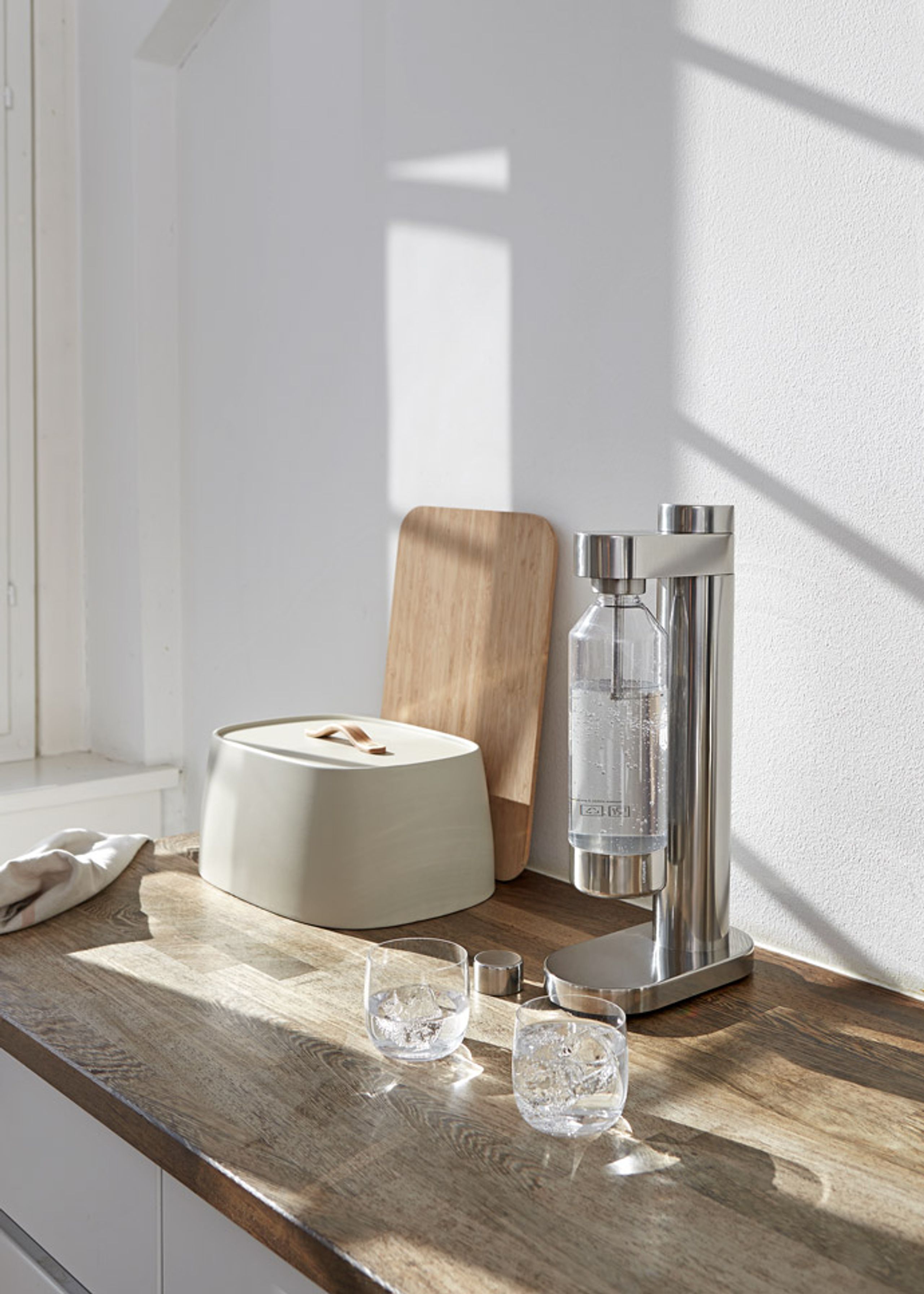 Stelton - Carbonic acid machine - Brus carbonator - Steel