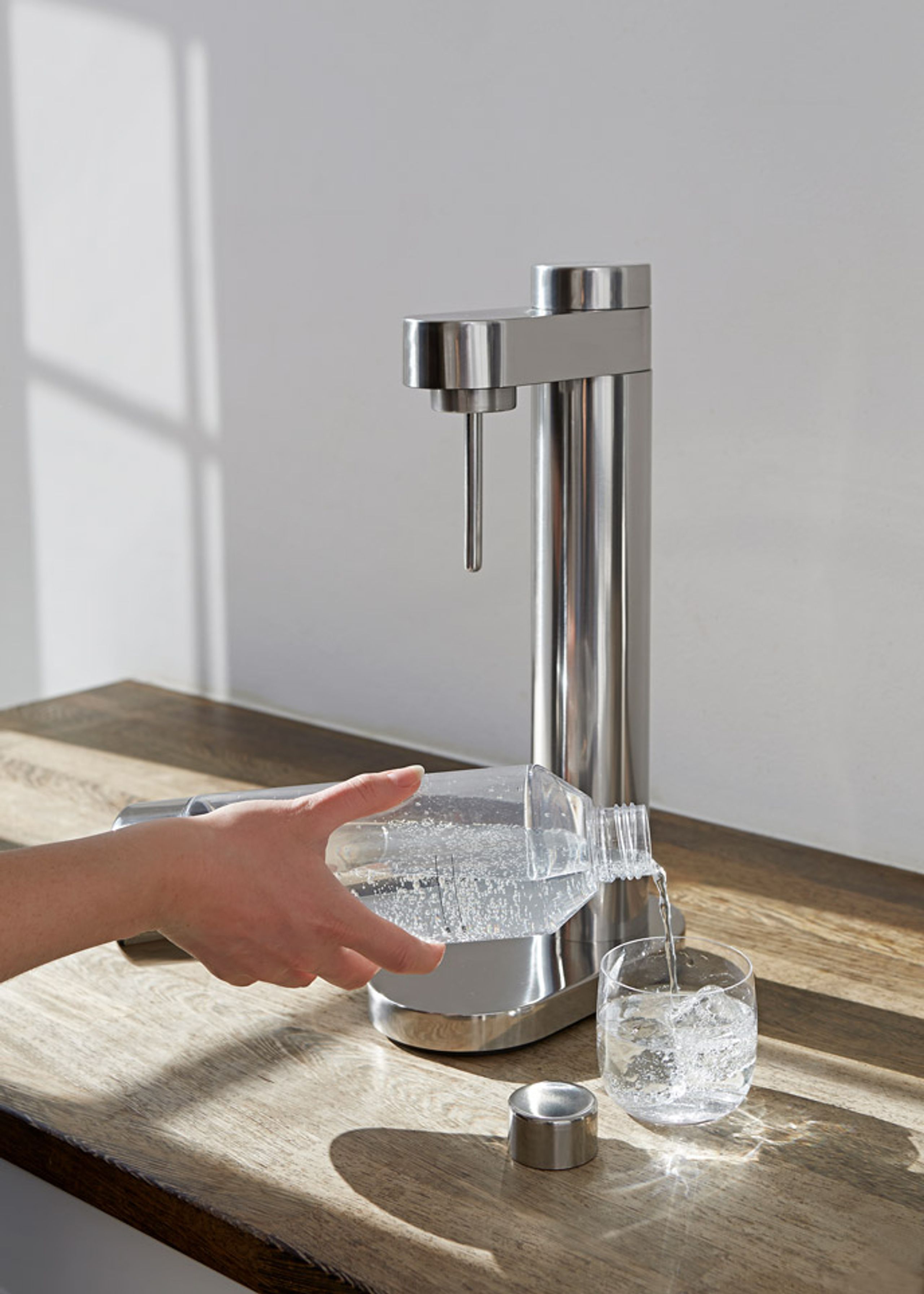 Stelton - Carbonic acid machine - Brus carbonator - Steel