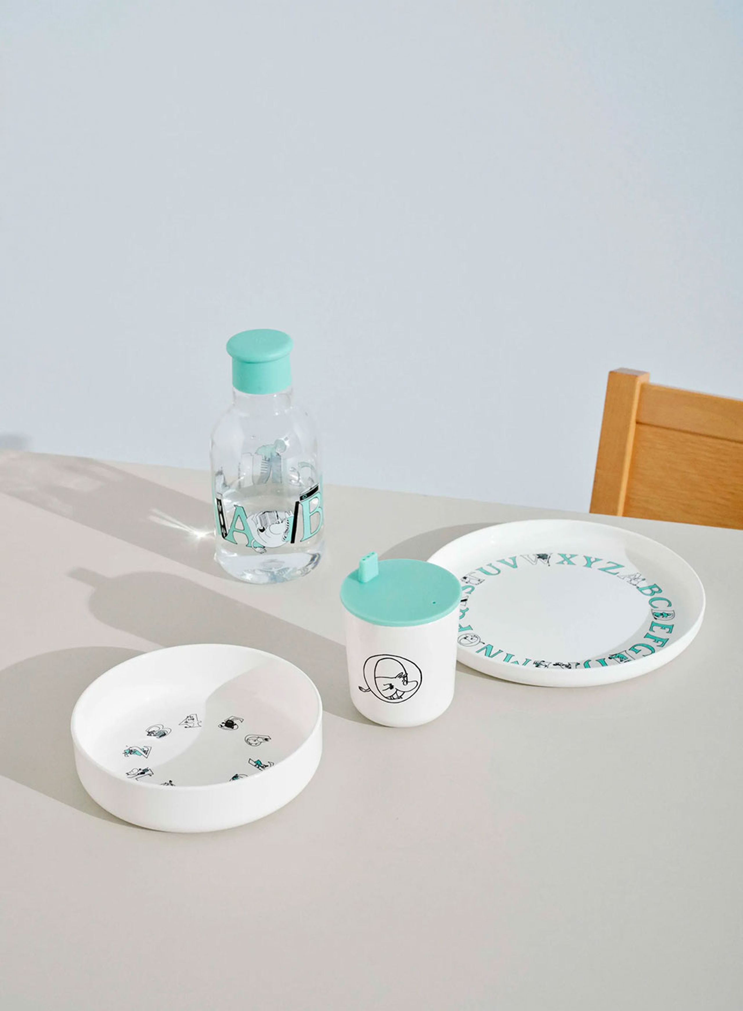 Stelton - Baixo - Moomin ABC drink lid for cup - Turqouise