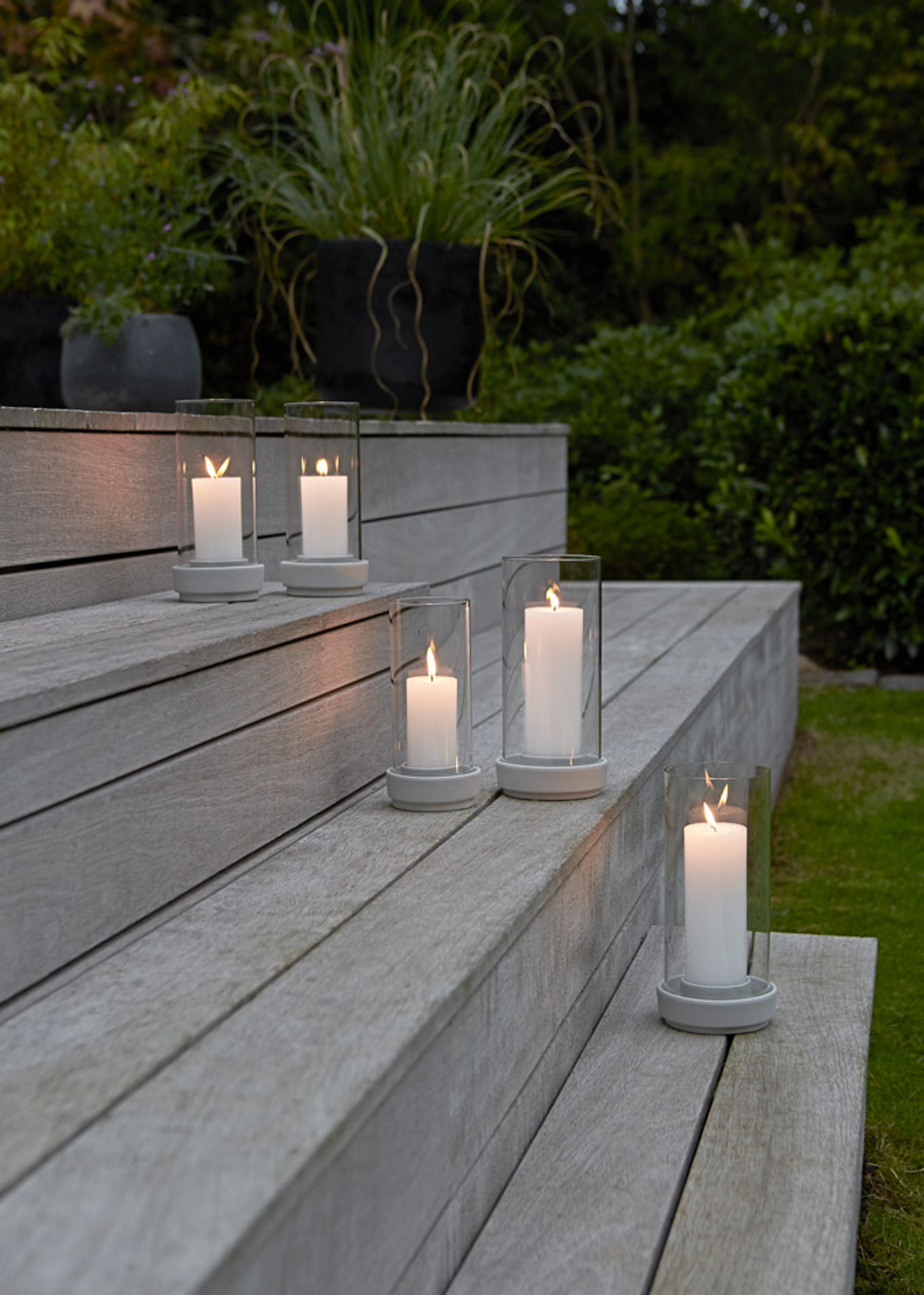 Stelton - Candlestick - Stelton hurricane - Sand - H24,5