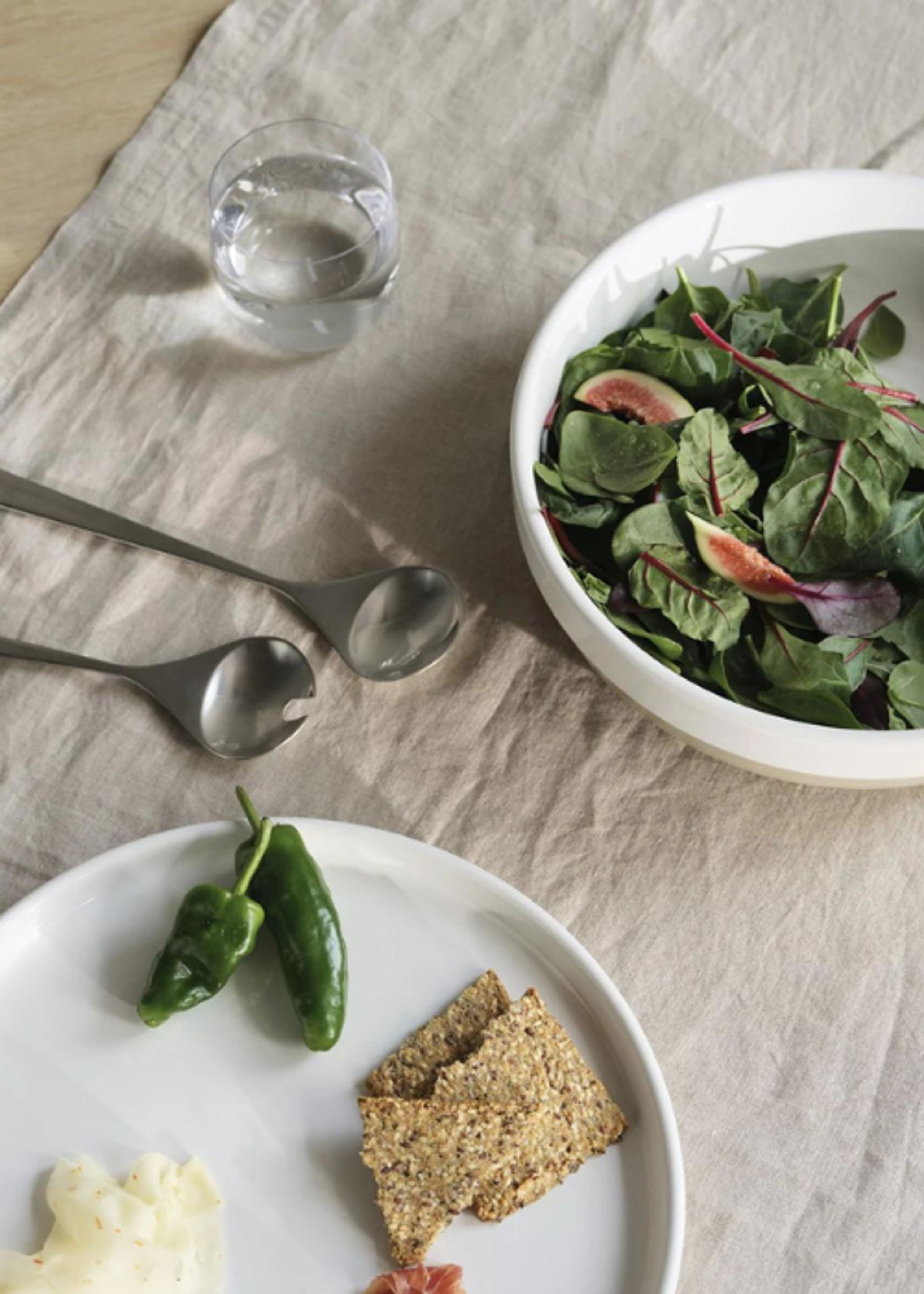 Stelton - Servierplatte - Agnes Serveringsfad - Sand/White