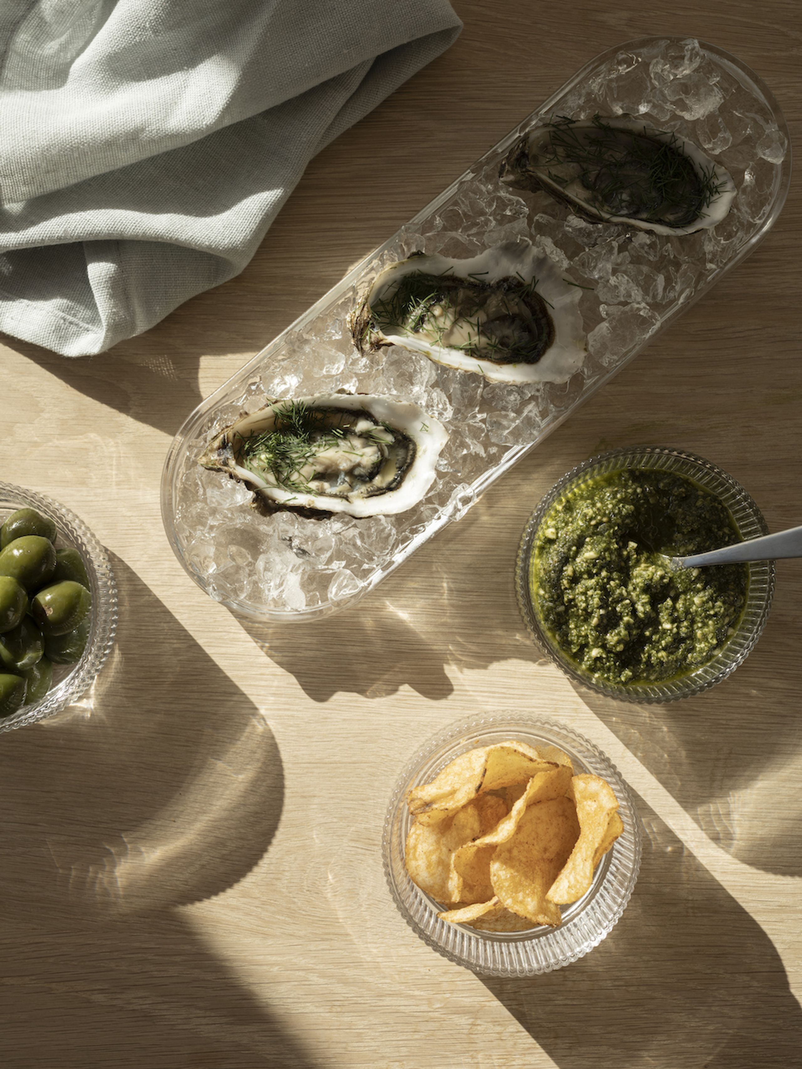 Stelton - Serving platter - Pilastro Tapas-set - Clear