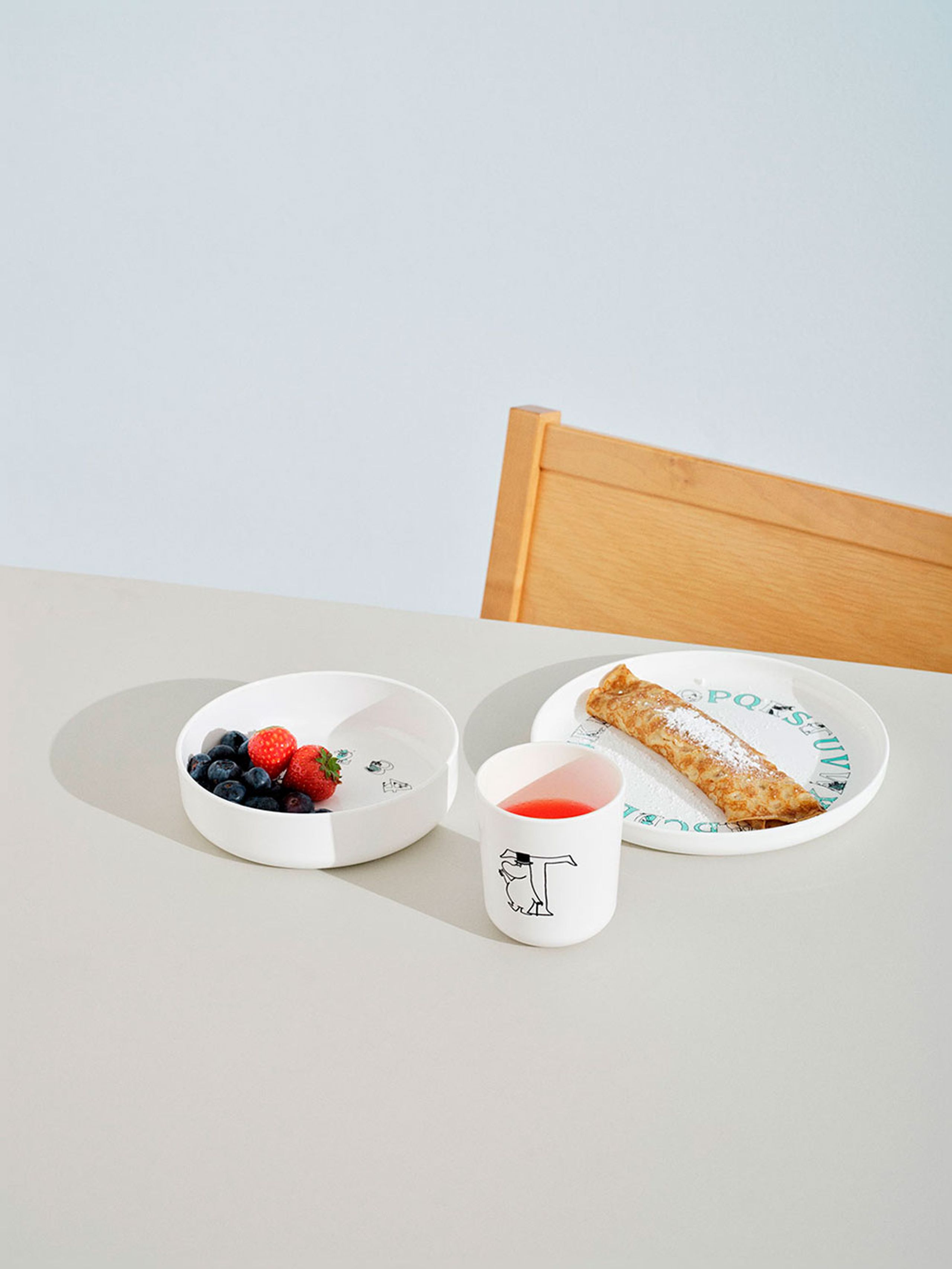 Stelton - Plate - Moomin ABC plate - Turqouise