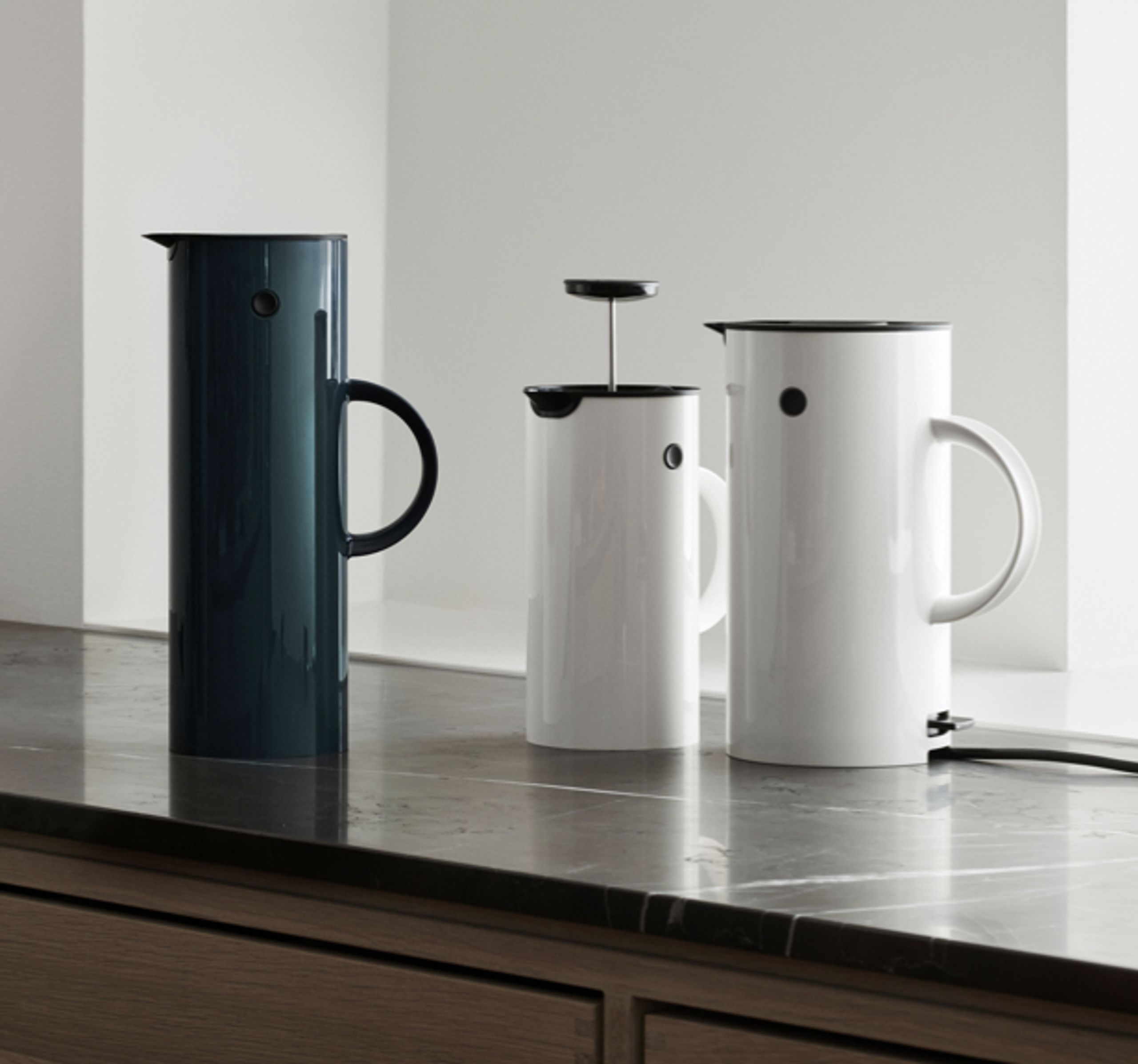 Stelton - Termokande - EM77 Vacuum Jug 1 L - Granite Grey