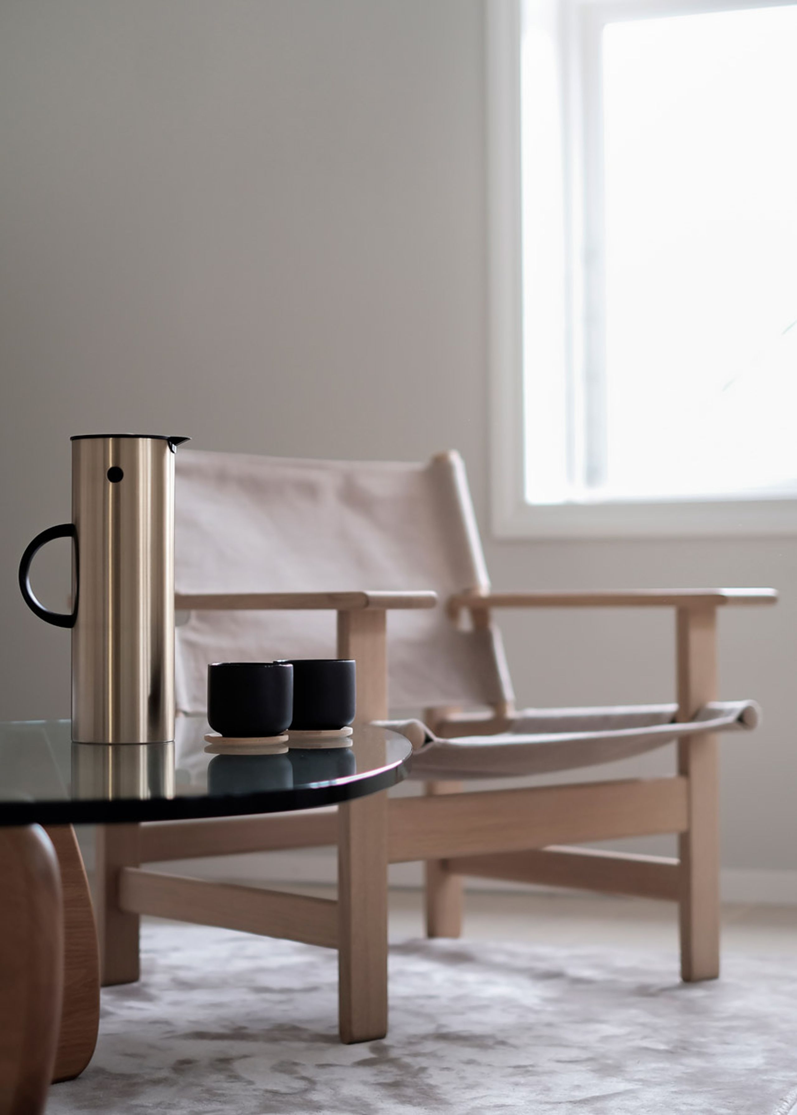 Stelton - Thermos - EM77 Vacuum Jug 1 L - Soft Sand