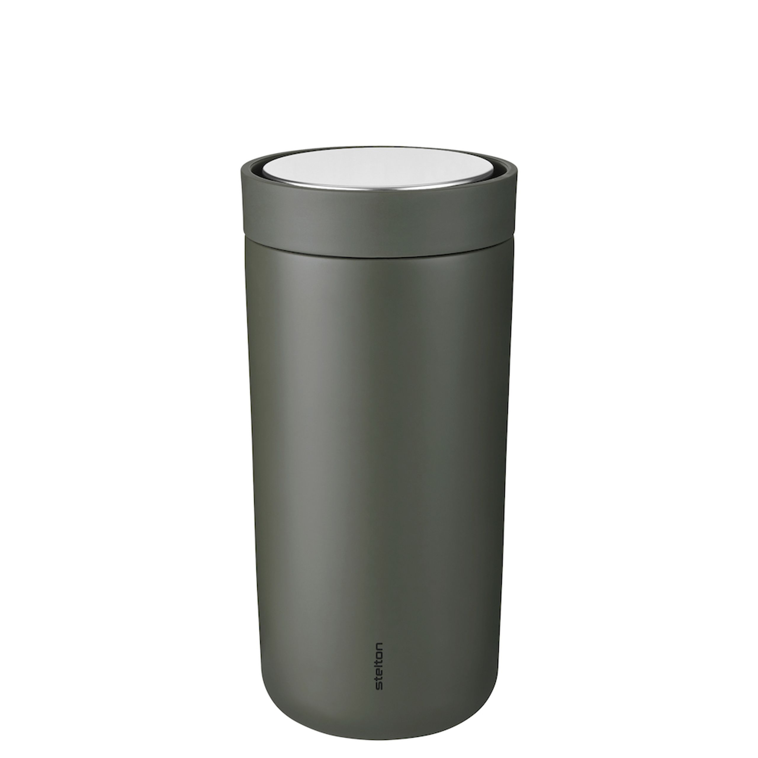 Stelton - Termohrnek - To Go Click Vacuum Insulated Cup 0.4 L - Soft Dark Forest