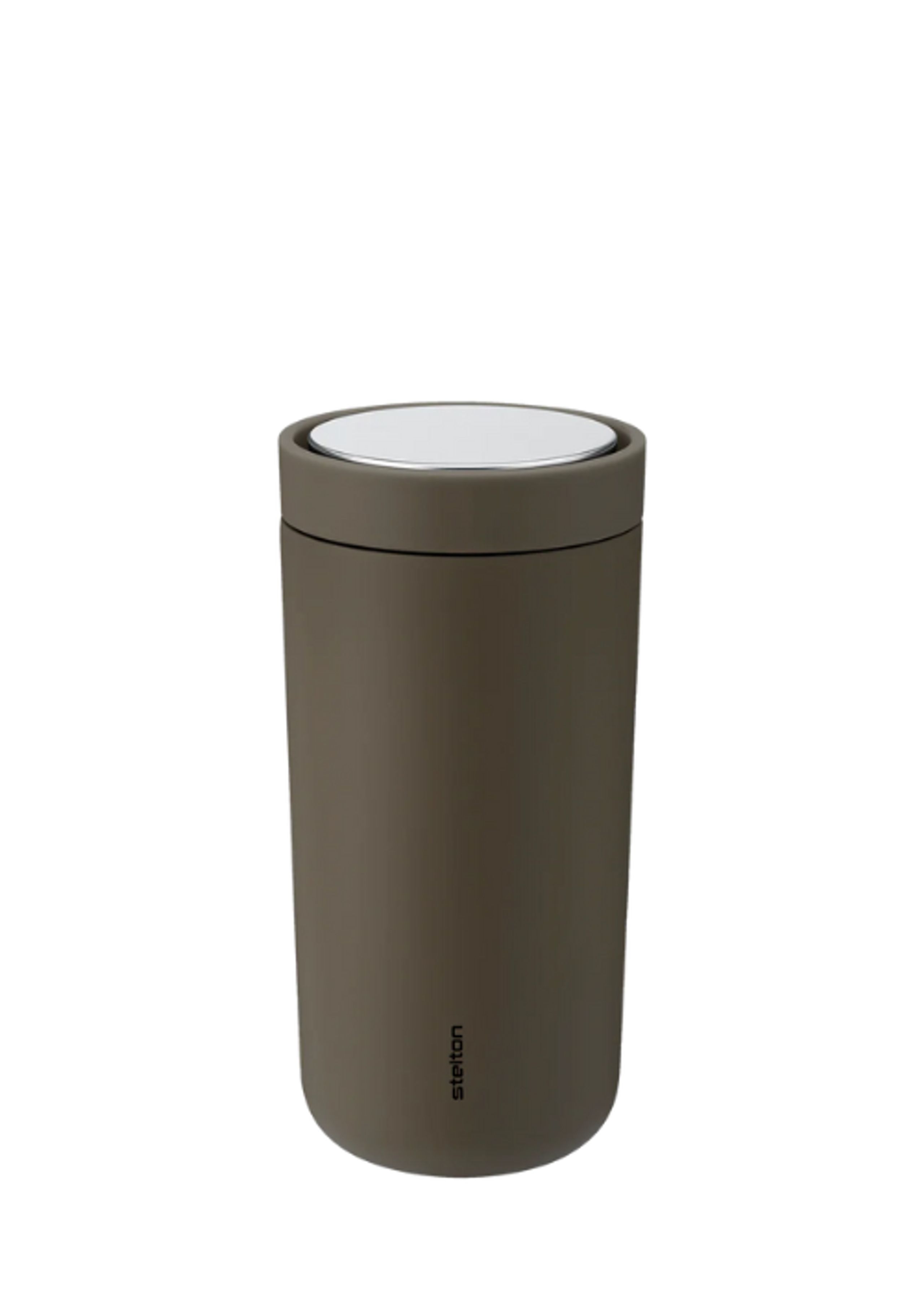 Stelton - Termokop - To Go Click Vacuum Insulated Cup 0.4 L - Soft Bark