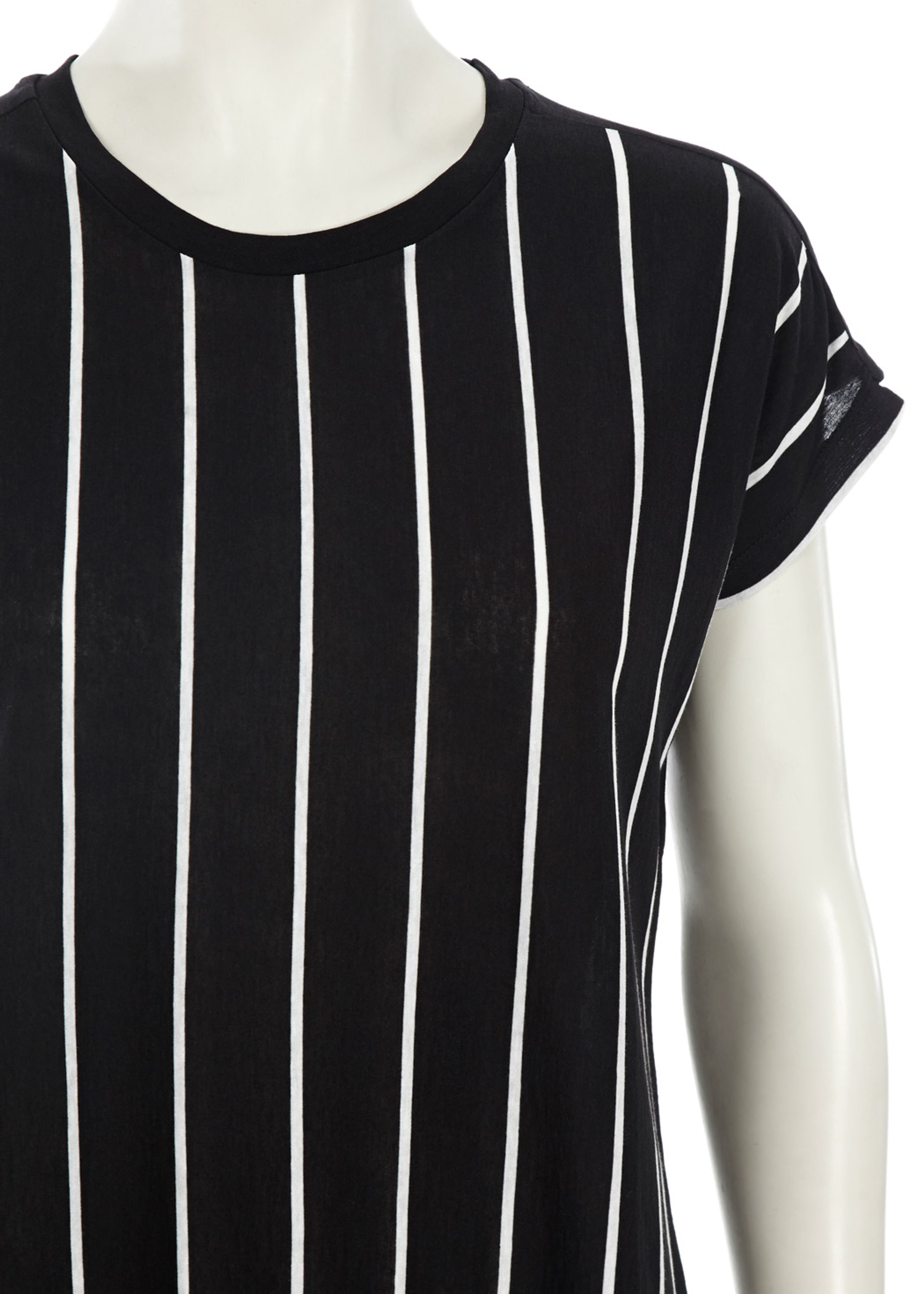 Stig P - T-shirt - Luce - Black/White Pinstripe