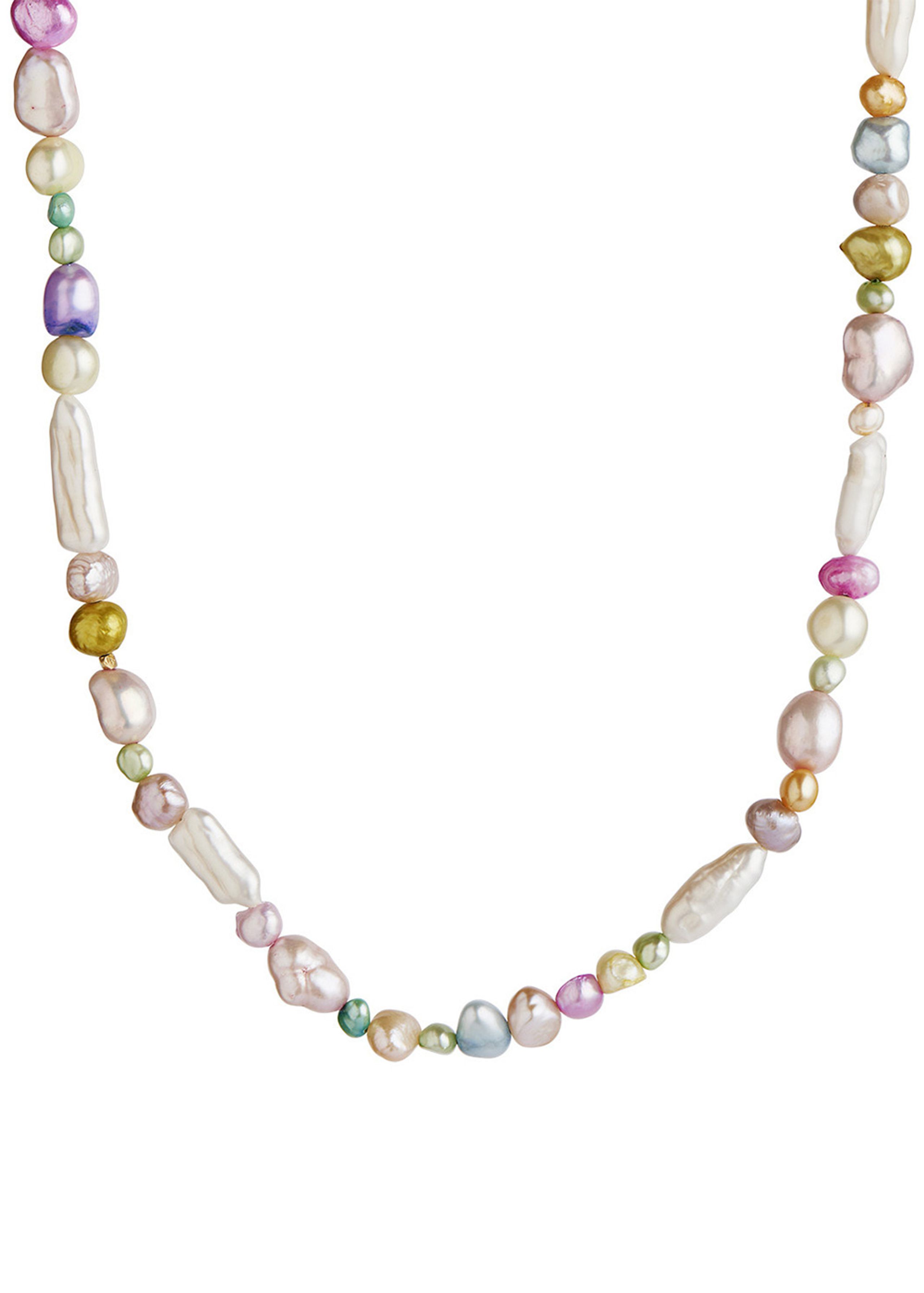 Stine A - Halskette - Baroque Pearl Necklace - Soft Vanilla & Bubblegum