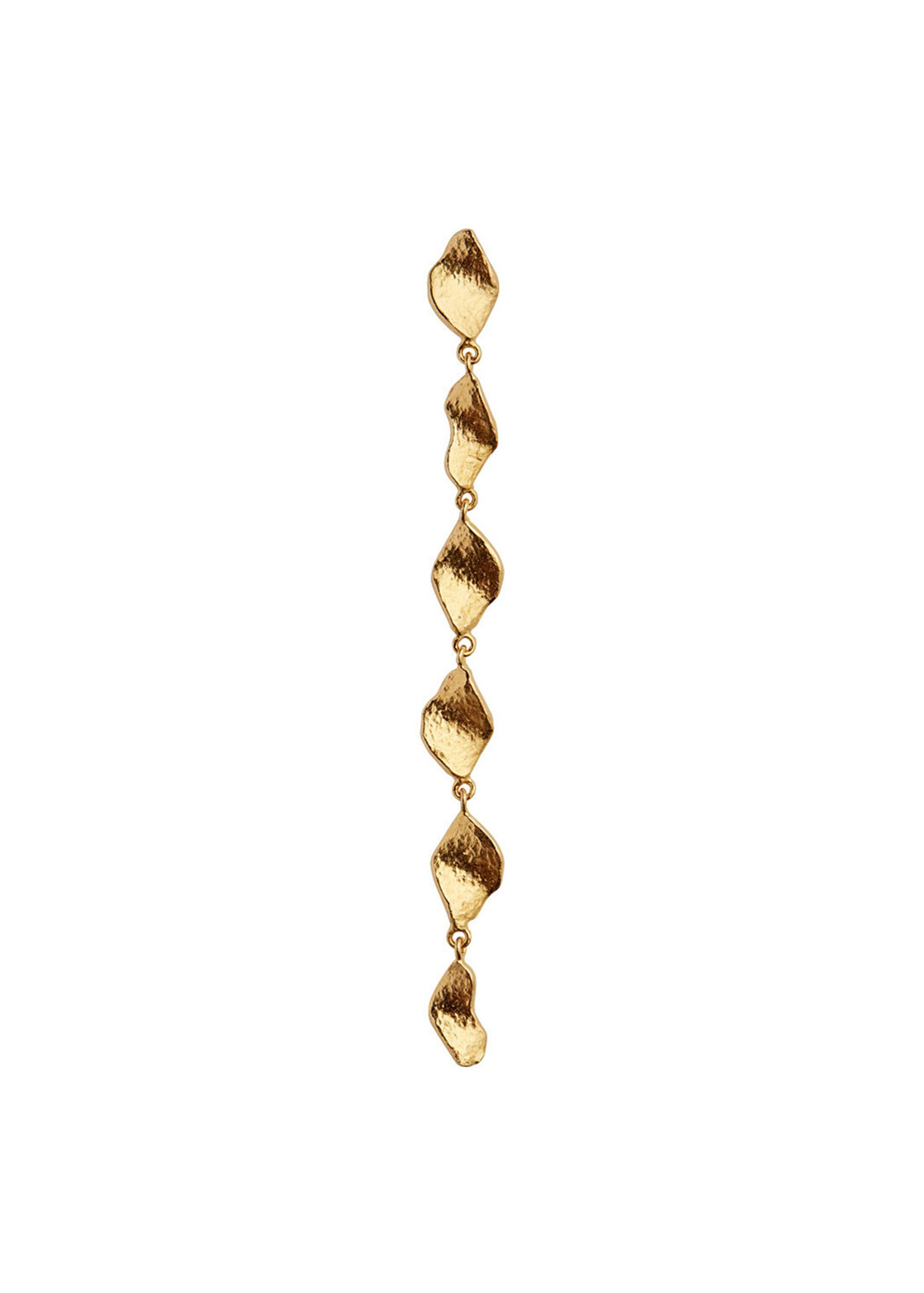 Stine A - Earring - Six Dangling Ile de L'amour Long Earring - Gold