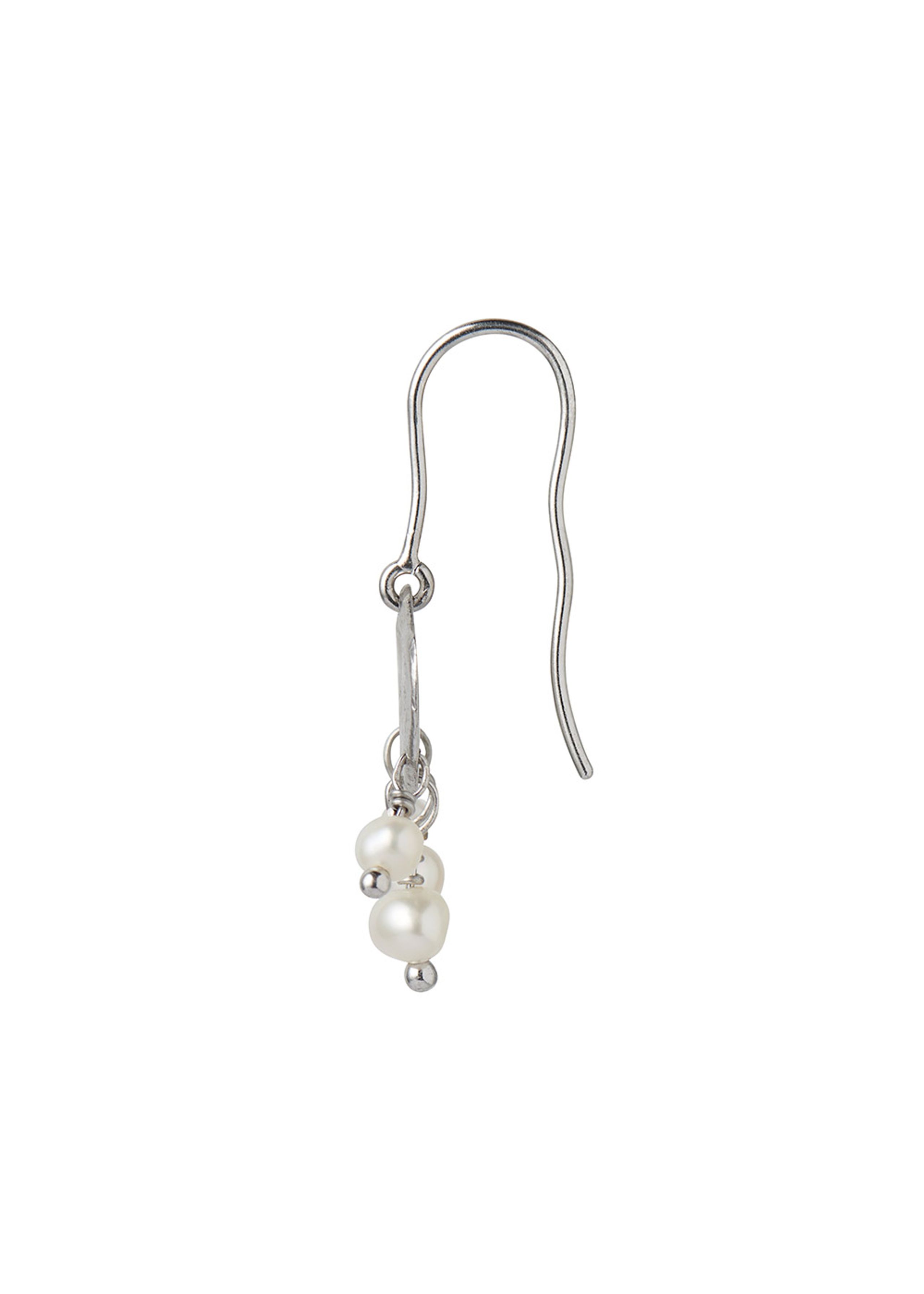 Stine A - Pendiente - Big Gold Splash Earring – Elegant Pearls - Silver