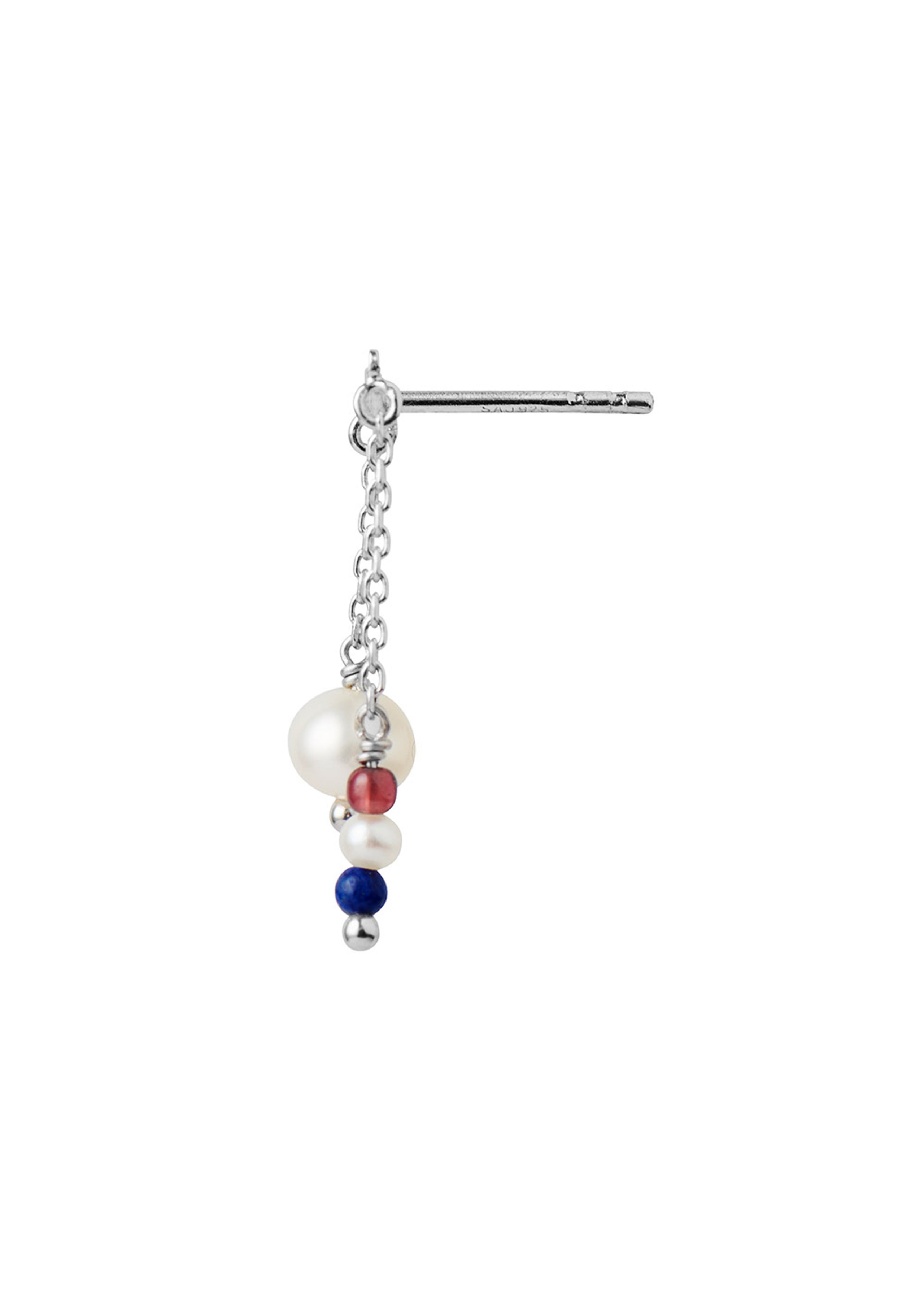 Stine A - Ørering - Petit Gold Splash Earring - Chains & French kiss - Silver