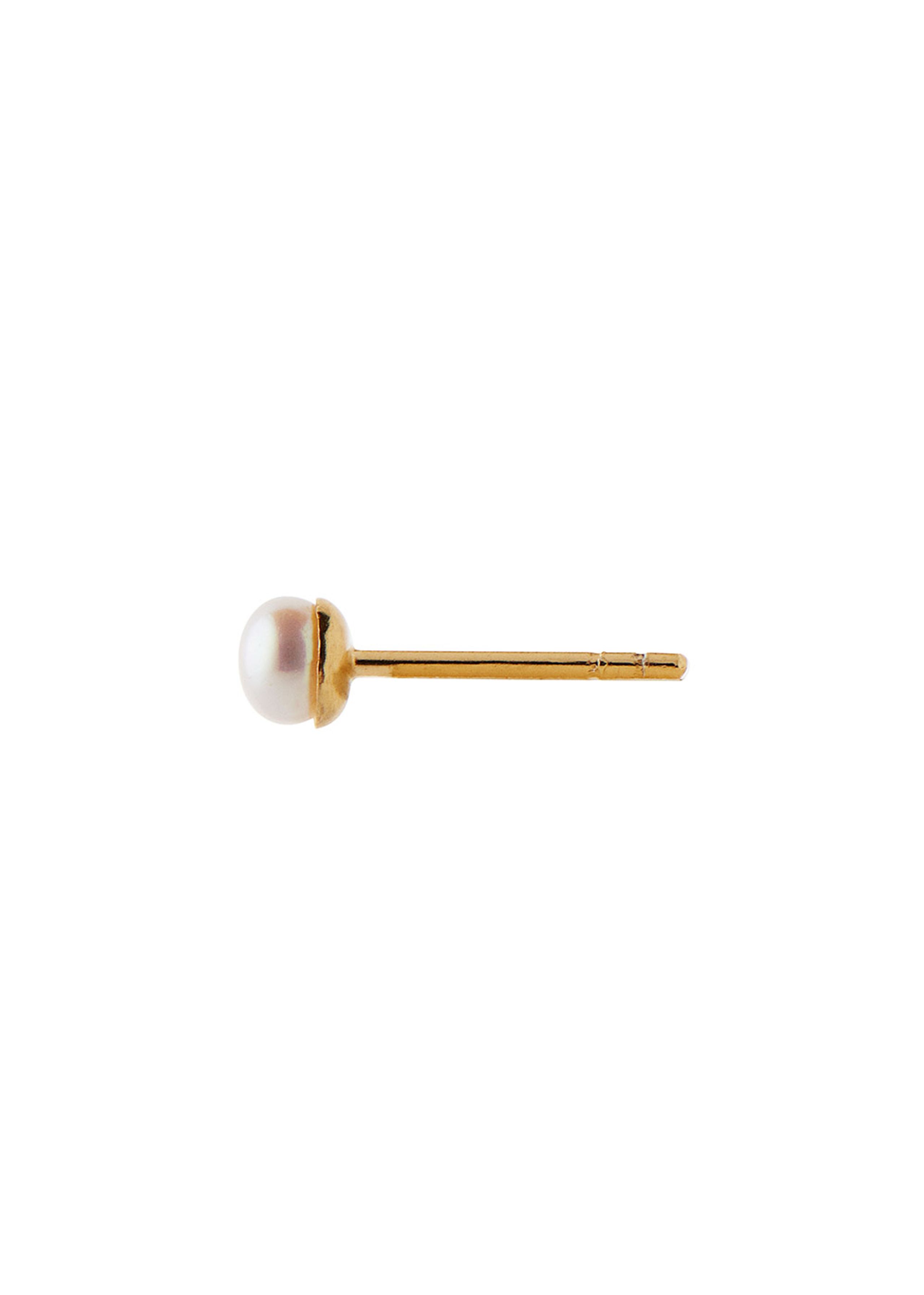 Stine A - Boucle d'oreille - Tres Petit Pearl Earring - Gold
