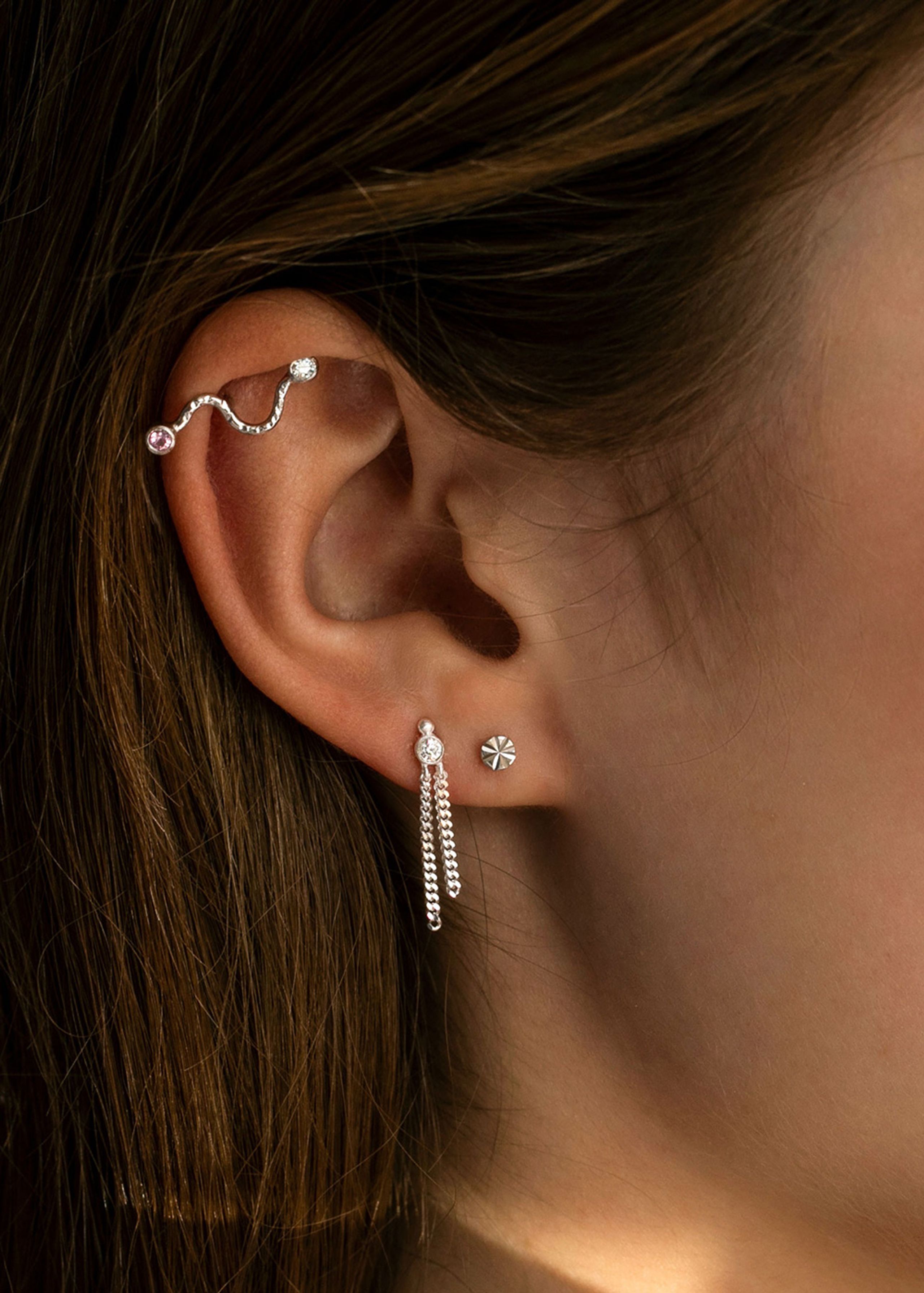 Stine A - Ohrring - Très Petit Etoile Earring - Silver