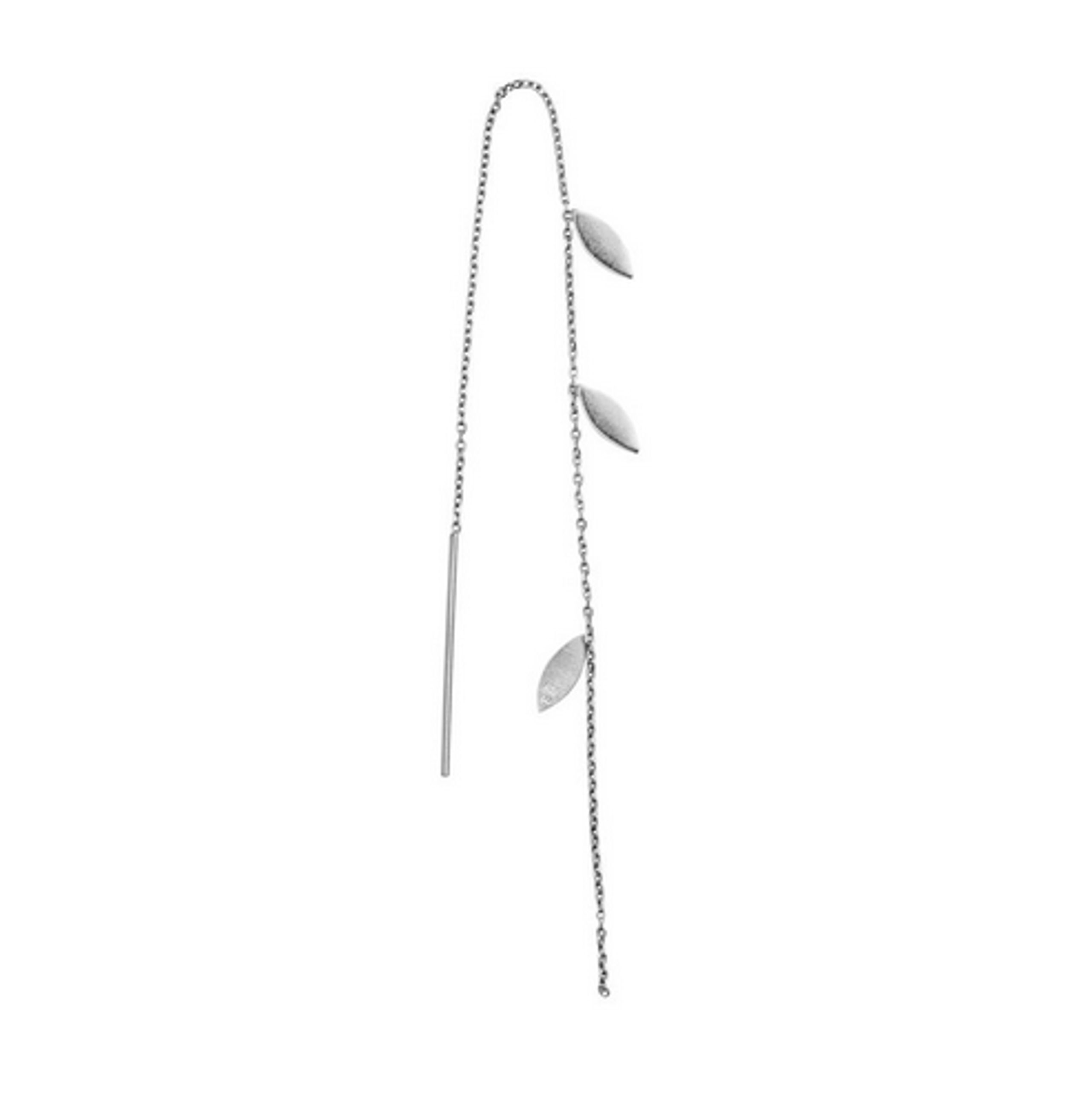 Stine A - Boucles d'oreilles - Three Leaves Earring - Silver
