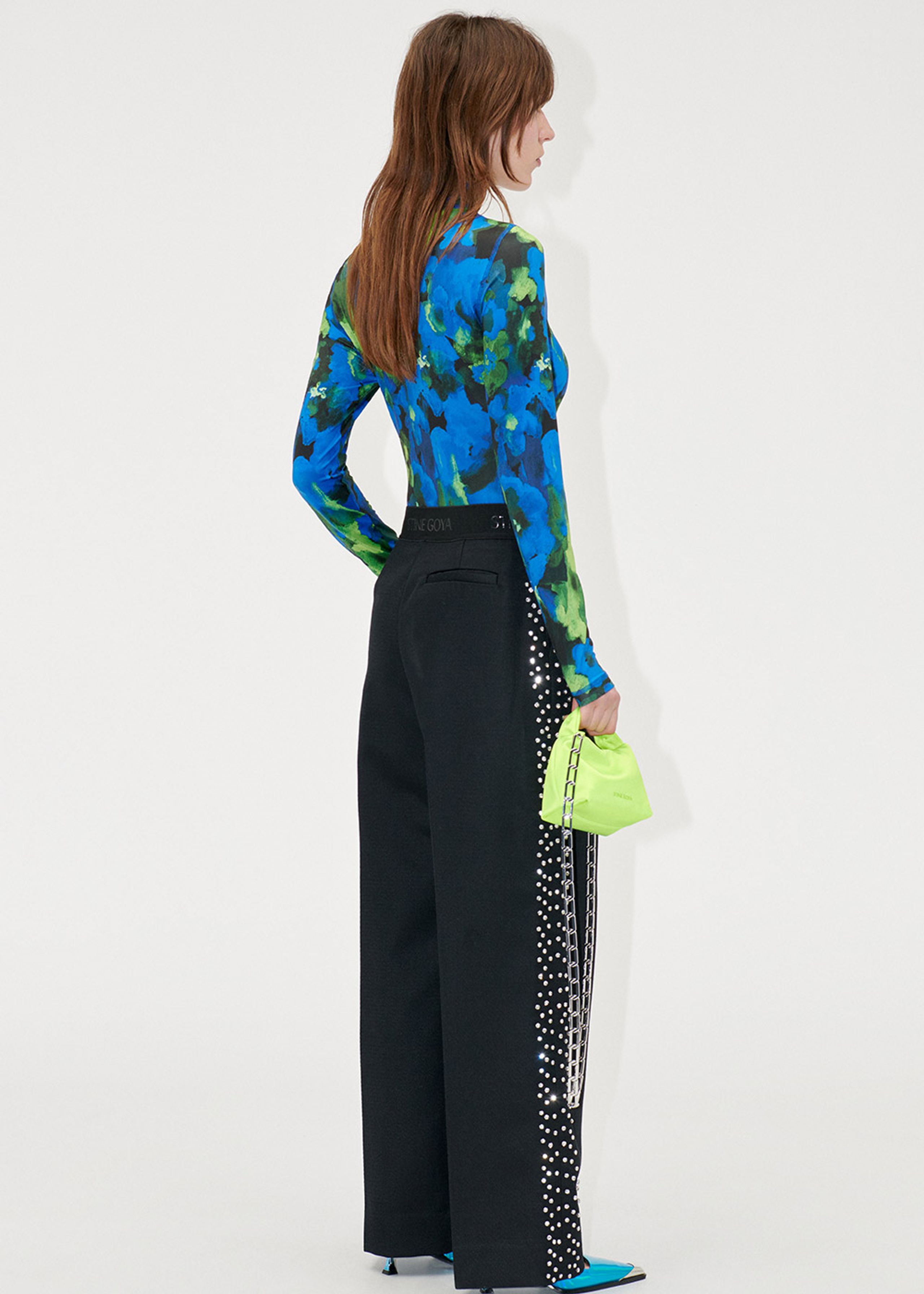 Stine Goya - Blouse - Estelle - Frosted Floral Night