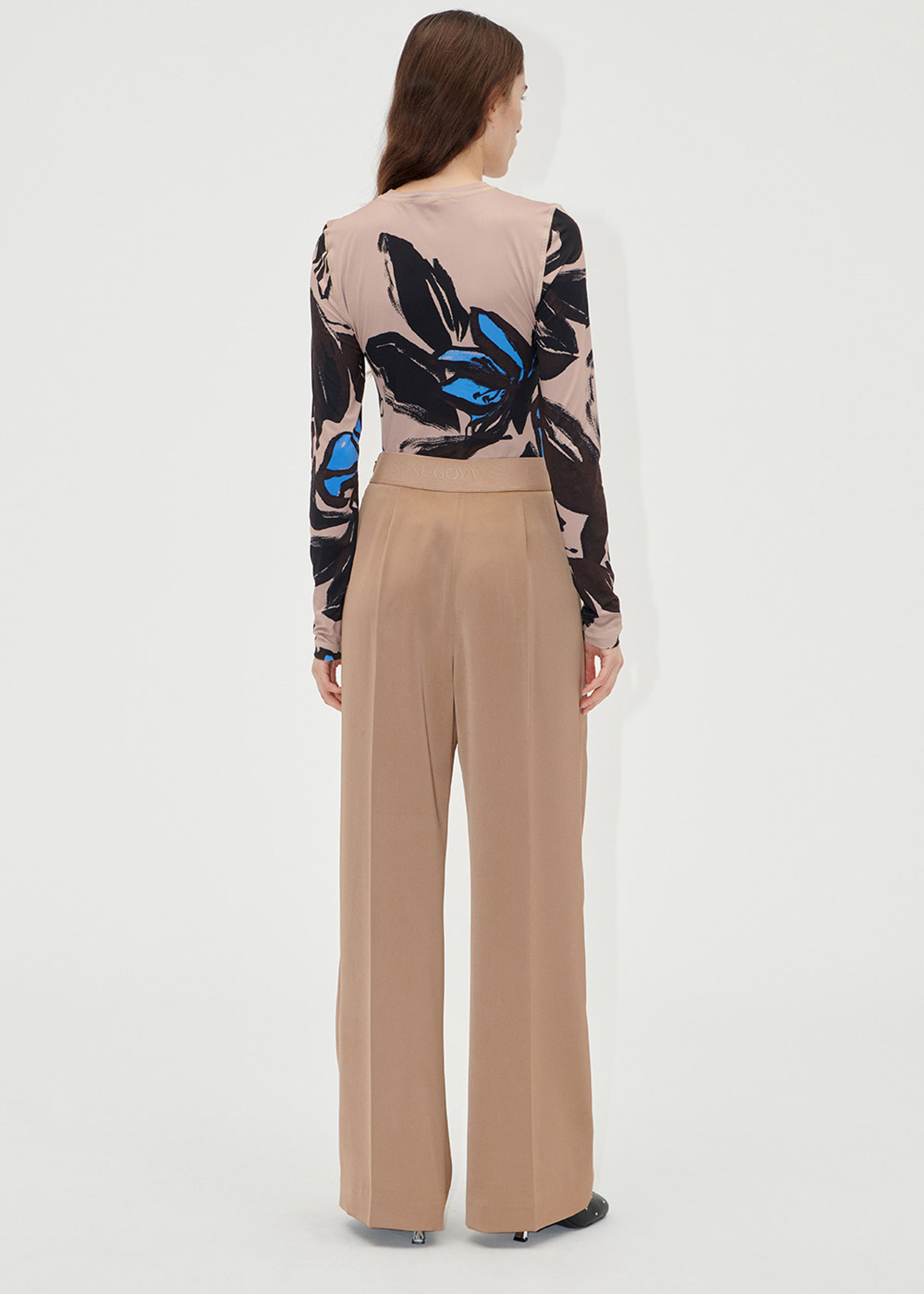 Stine Goya - Blusa - Elastic Long Sleeve Top - Eccentric Floral