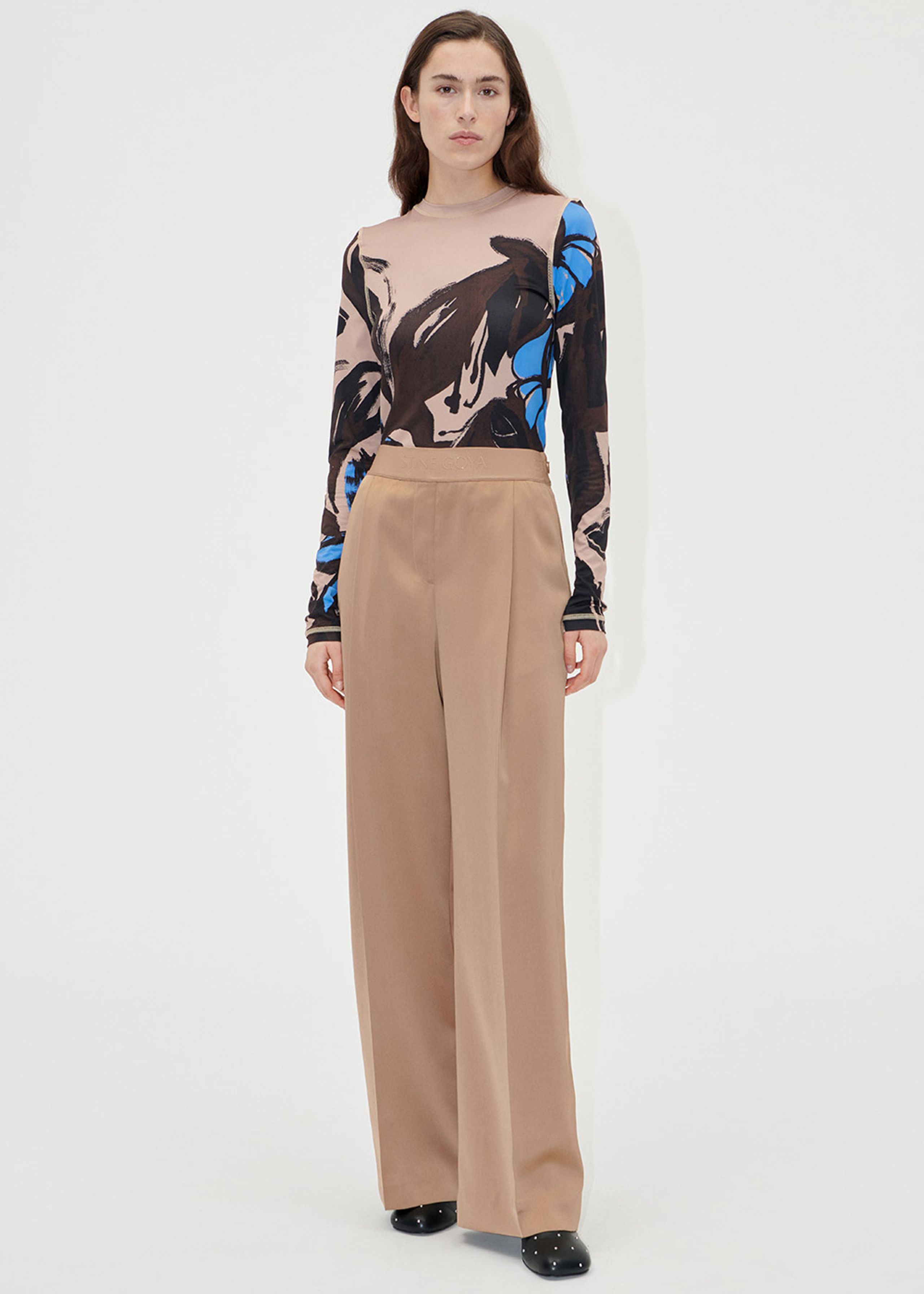 Stine Goya - Blusa - Elastic Long Sleeve Top - Eccentric Floral