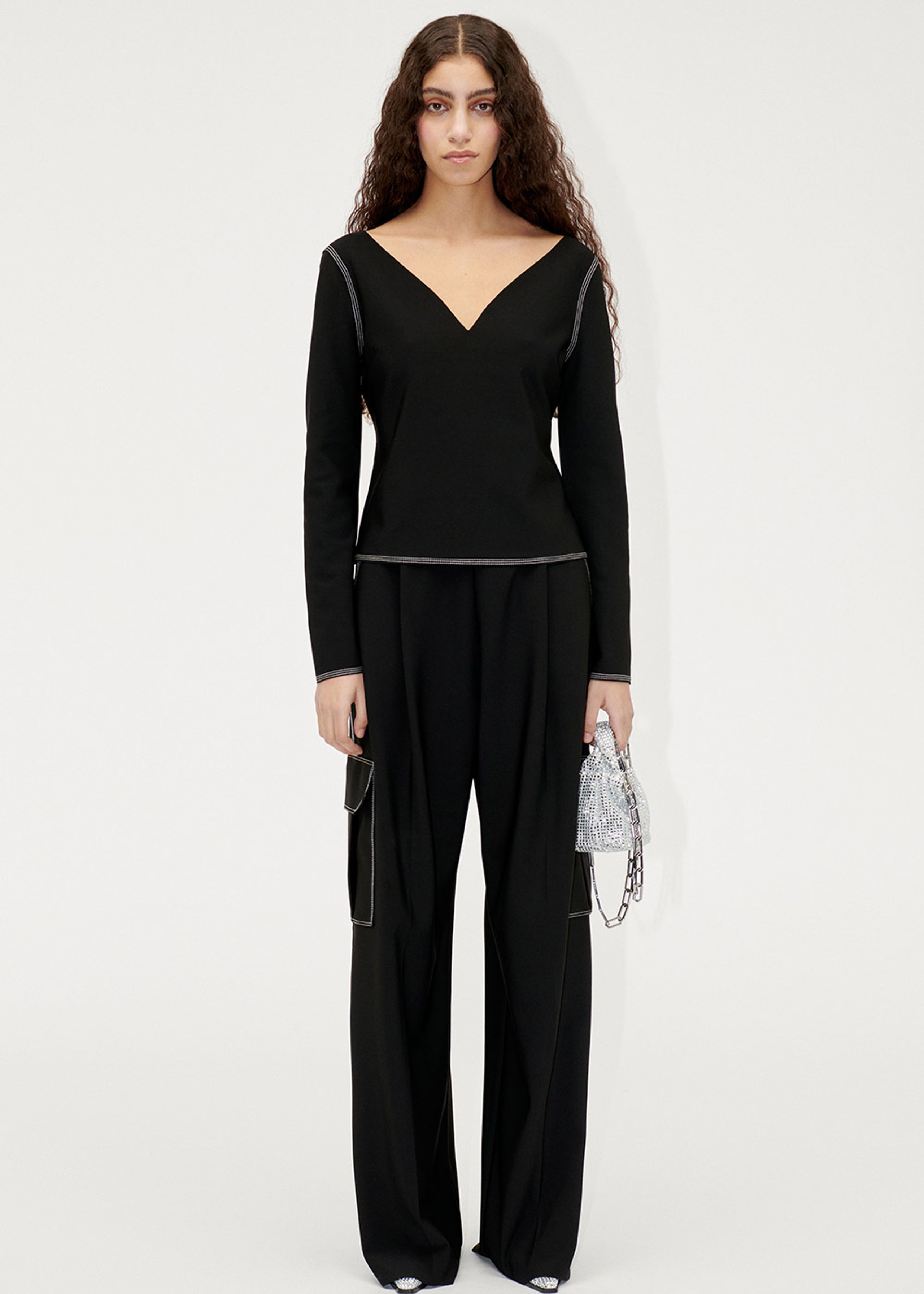 Stine Goya - Bluse - Ivee - Jet Black