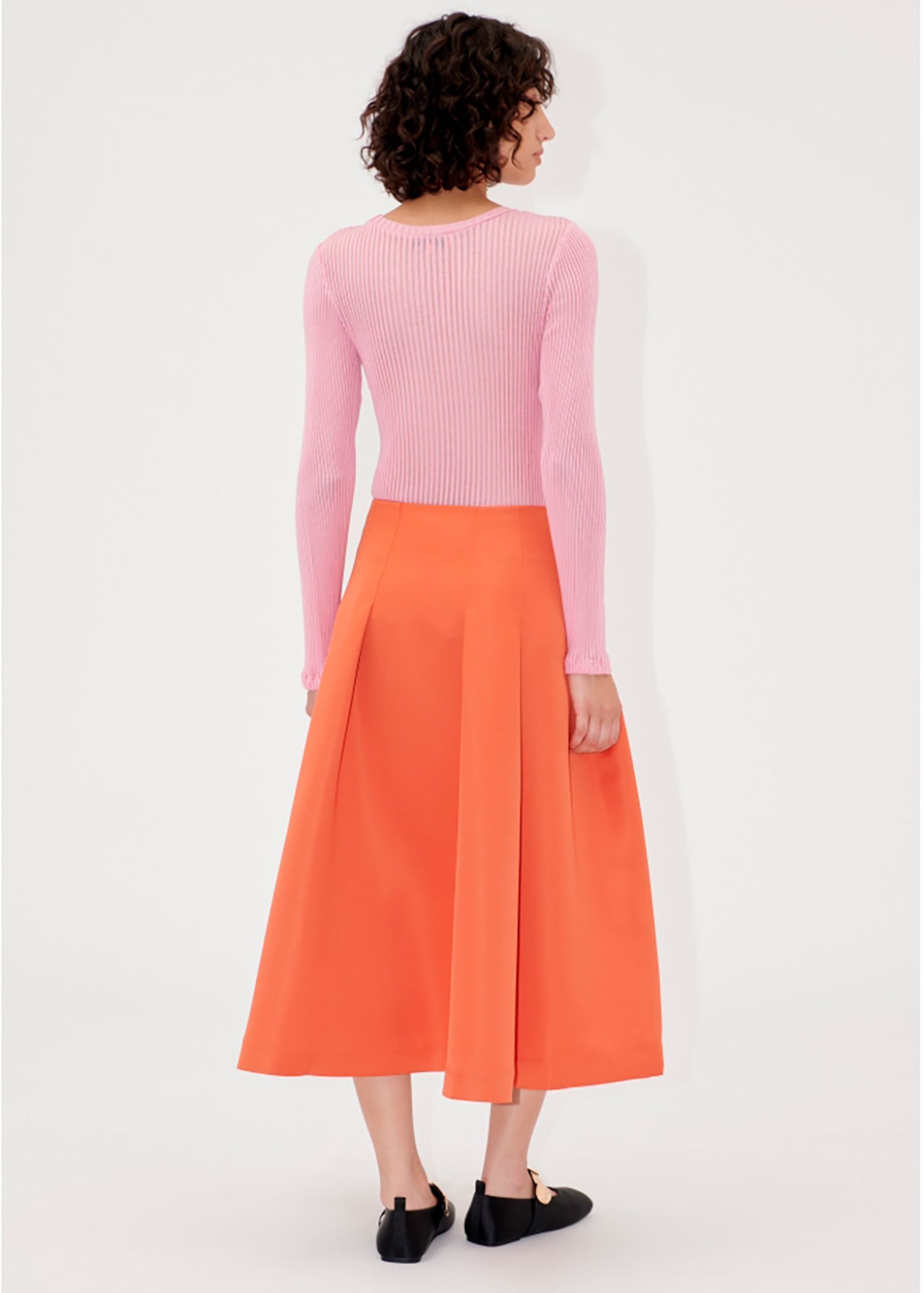 Stine Goya - Bluse - Long Sleeve Crewneck - Pink Nectar