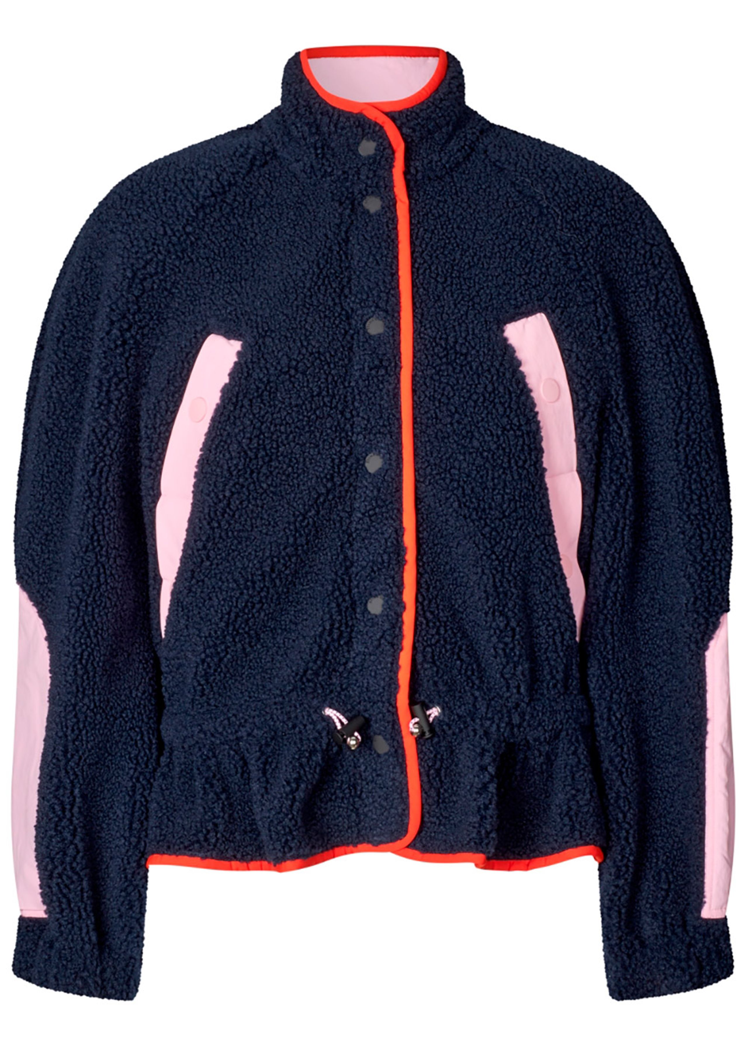 Stine Goya - Bunda - Dropped Shoulder Gathered Jacket - Black Iris