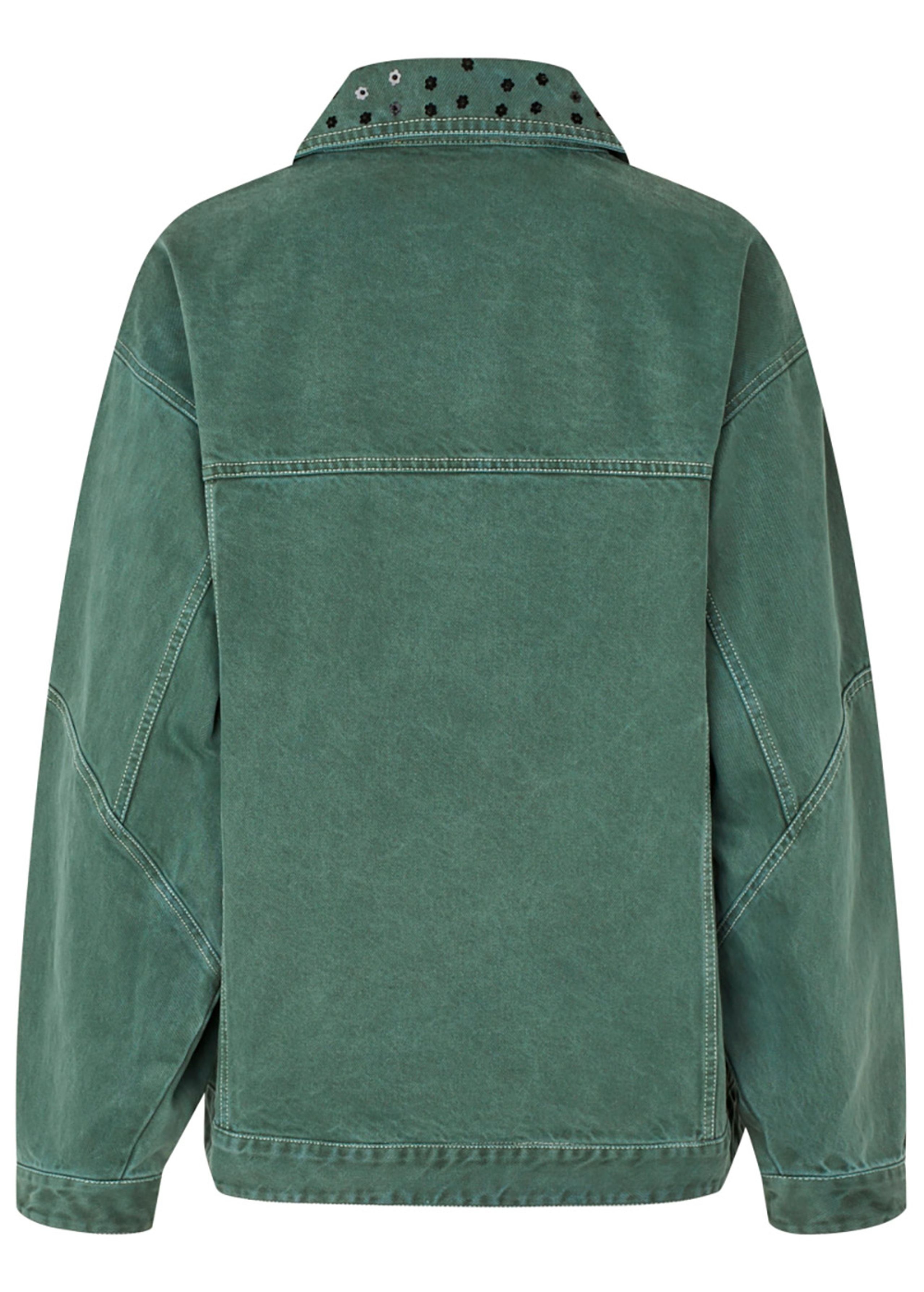 Stine Goya - Jacke - Oversized Pockets Jacket - Dark Green