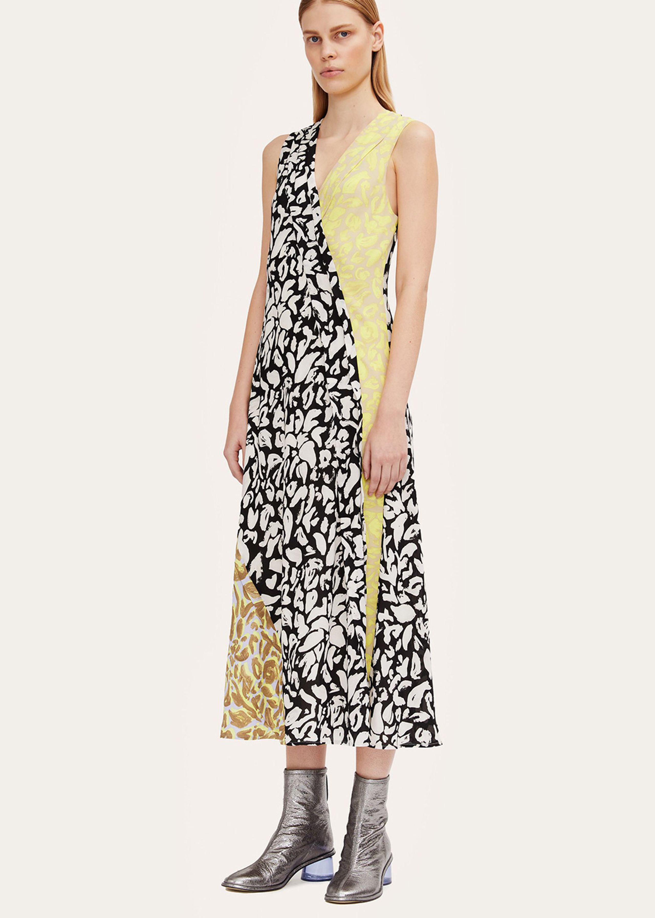 Stine Goya - Jurk - Esther AW21 - Abstract Leaf